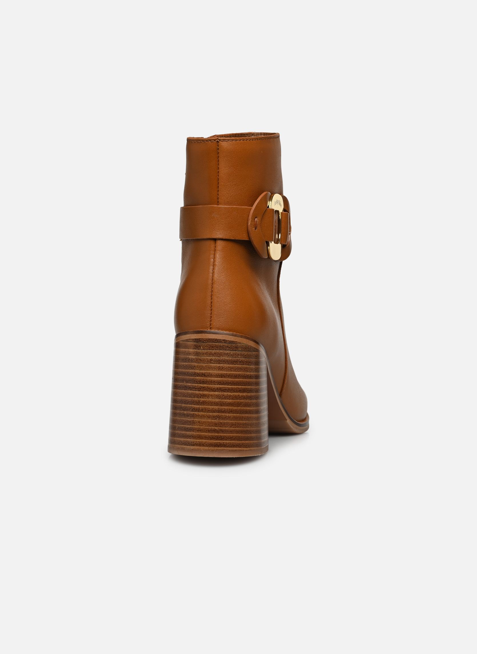 Enkellaarzen en boots Bottine Chany dames bruin See by Chloé Enkellaarzen en boots Bottine Chany dames bruin Tan