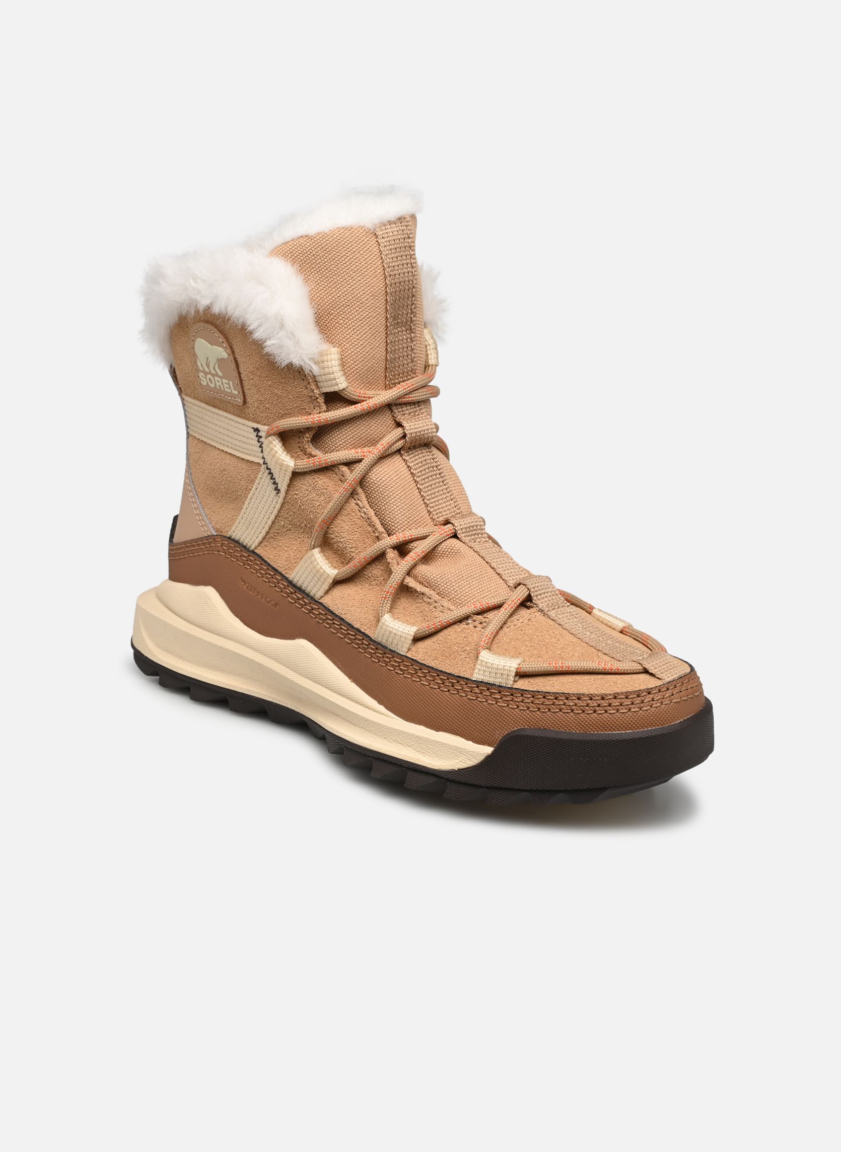 Bottines fourrées Ona Rmx Glacy Wp femme marron Sorel Bottines fourrées Ona Rmx Glacy Wp femme marron Canoe / Sea Salt