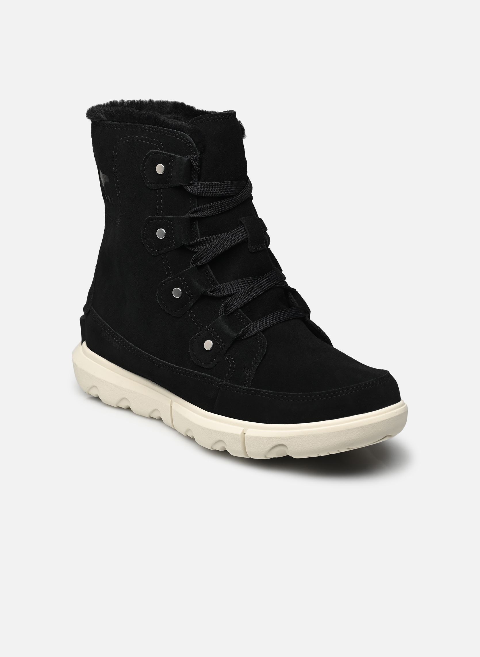 Veterlaarsjes Explorer Next Joan Wp dames zwart Sorel Veterlaarsjes Explorer Next Joan Wp dames zwart BLACK / FAWN