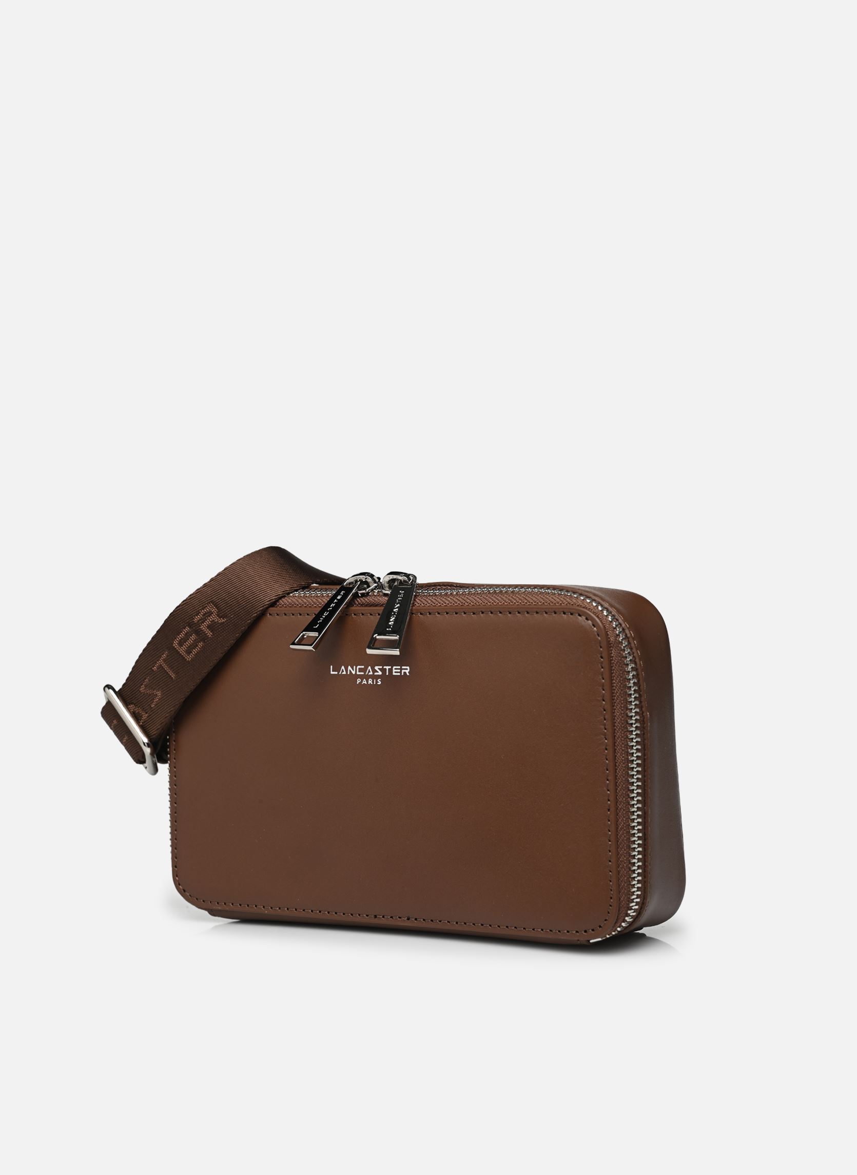 Sacs bandoulière Sac trotteur Zippé Paris Homme homme marron Lancaster Sacs bandoulière Sac trotteur Zippé Paris Homme homme marron marron
