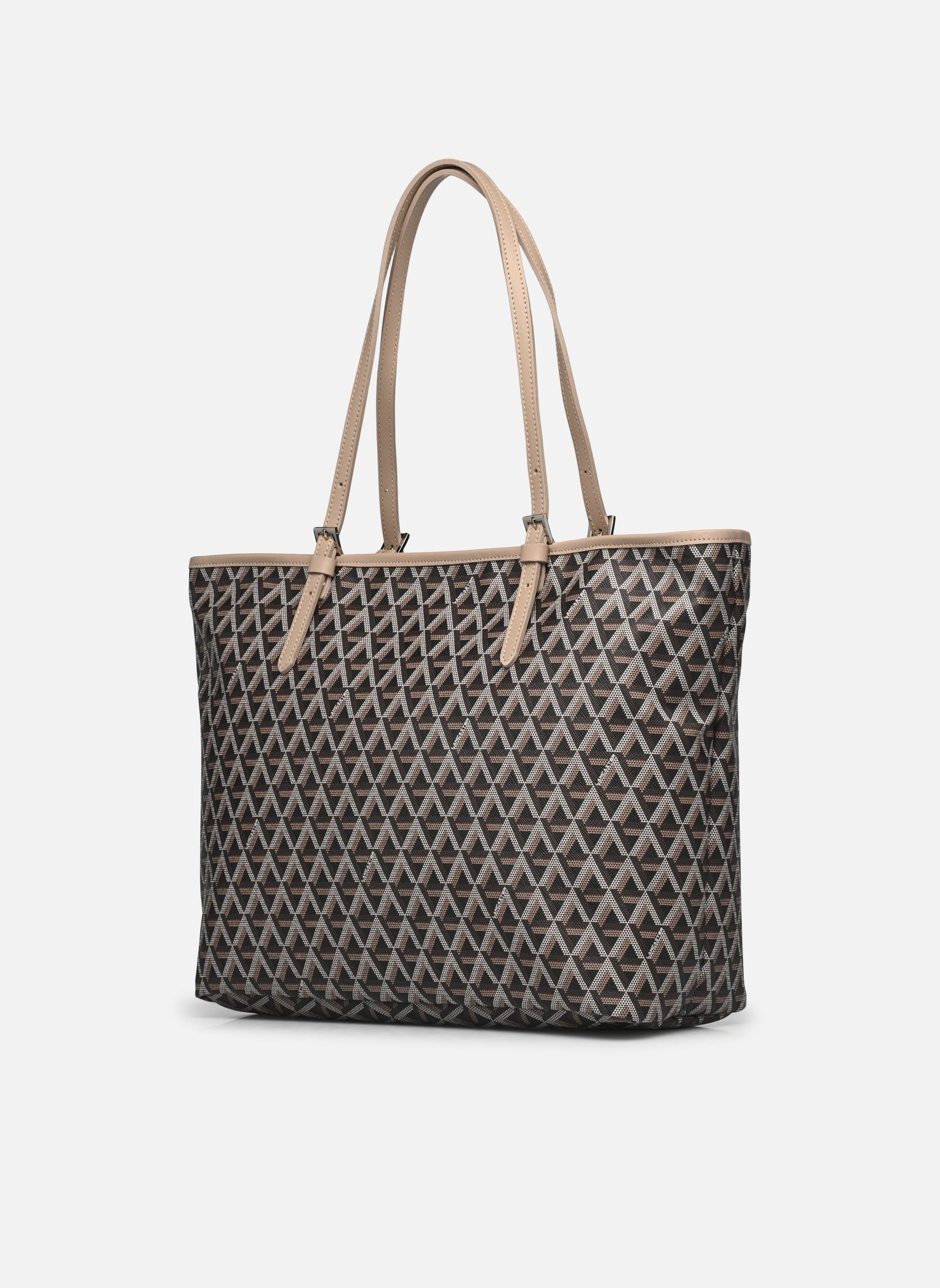 Grote winkelzak Sac cabas épaule Zippée L Ikon dames bruin Lancaster Grote winkelzak Sac cabas épaule Zippée L Ikon dames bruin MARRON - NUDE