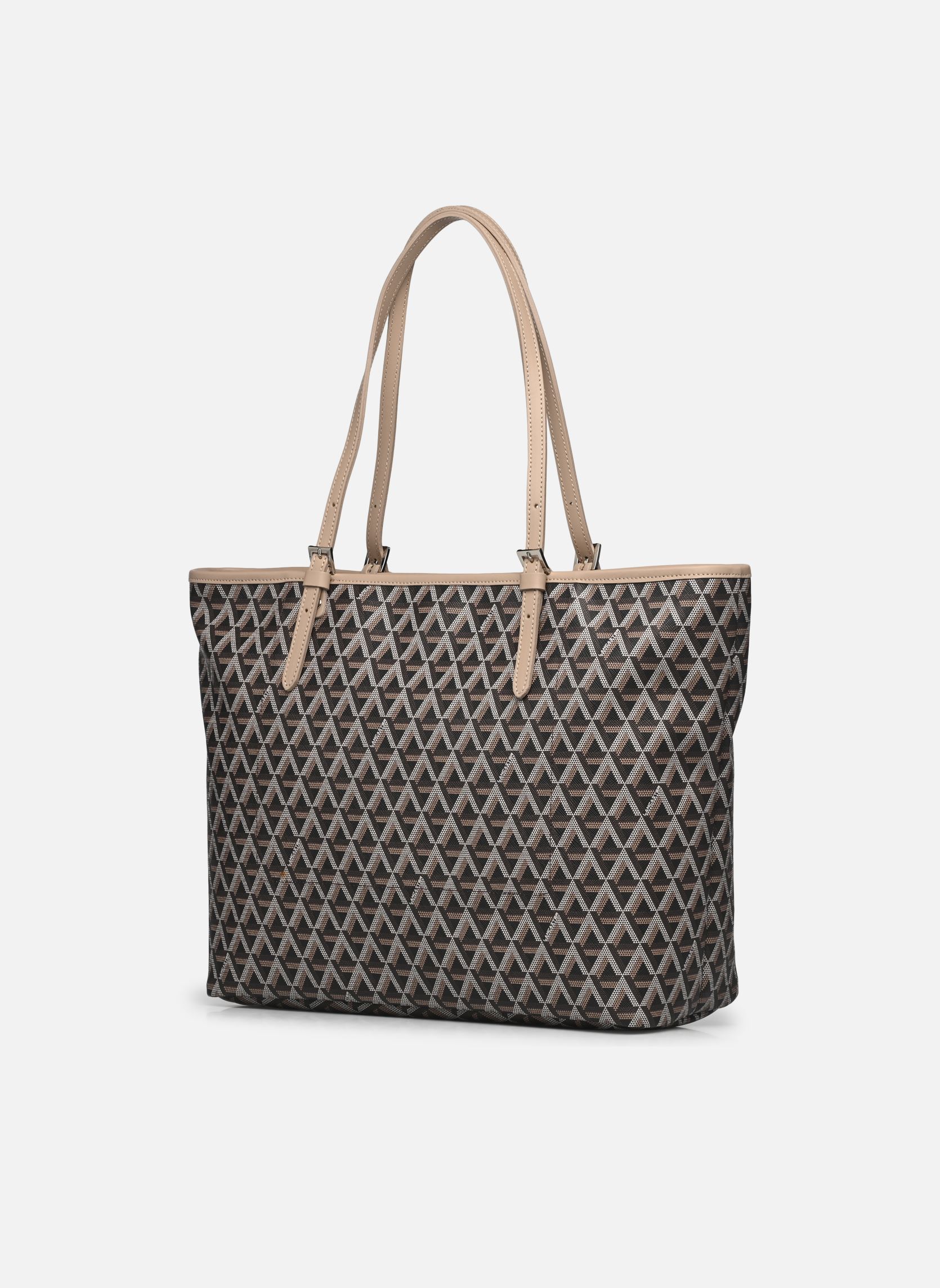 Grote winkelzak Sac cabas épaule Zippée L Ikon dames bruin Lancaster Grote winkelzak Sac cabas épaule Zippée L Ikon dames bruin MARRON - NUDE
