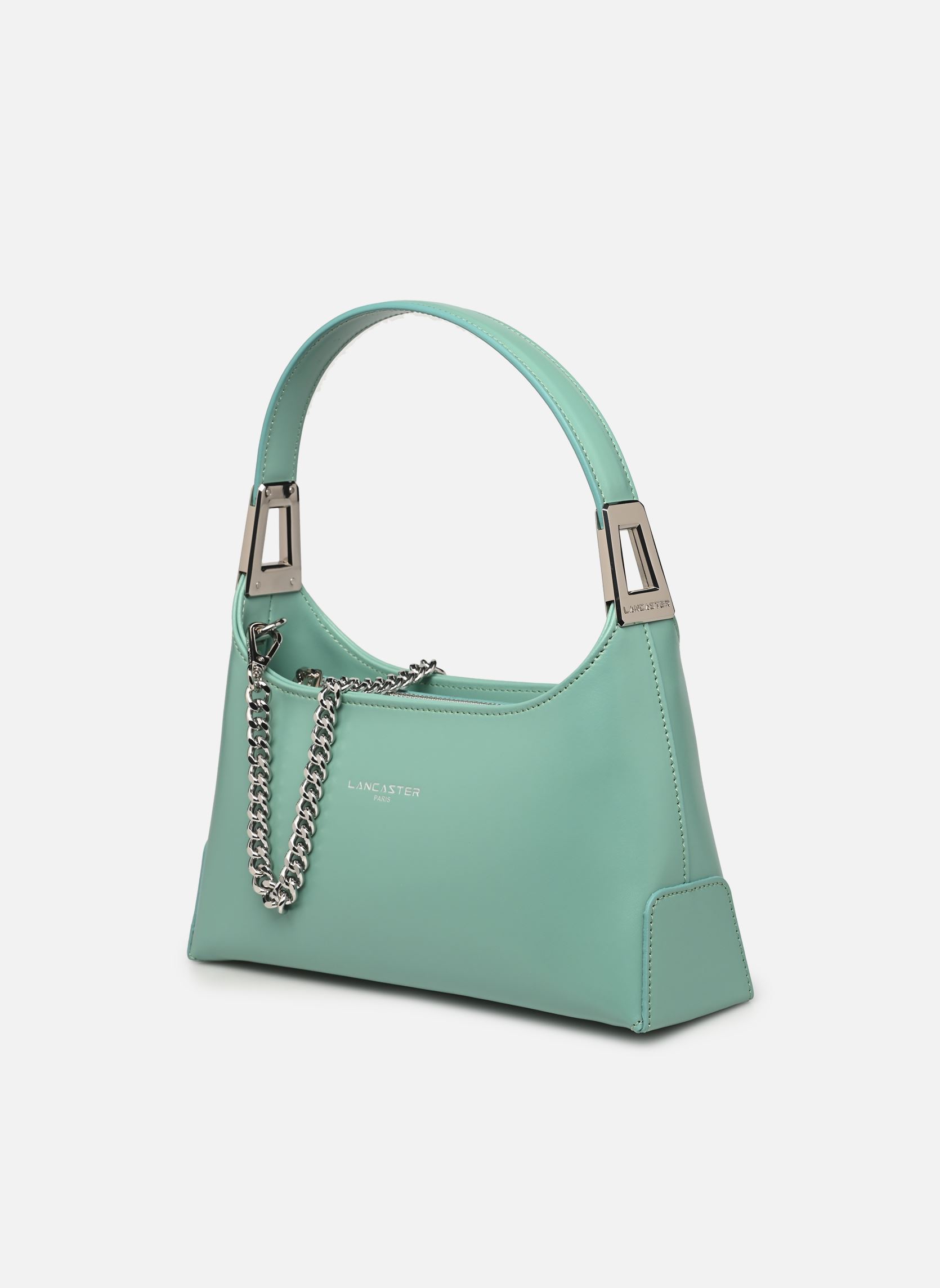 Sacs à main Sac épaule baguette Zippé Suave Ace femme vert Lancaster Sacs à main Sac épaule baguette Zippé Suave Ace femme vert VERT EUCALYPTUS