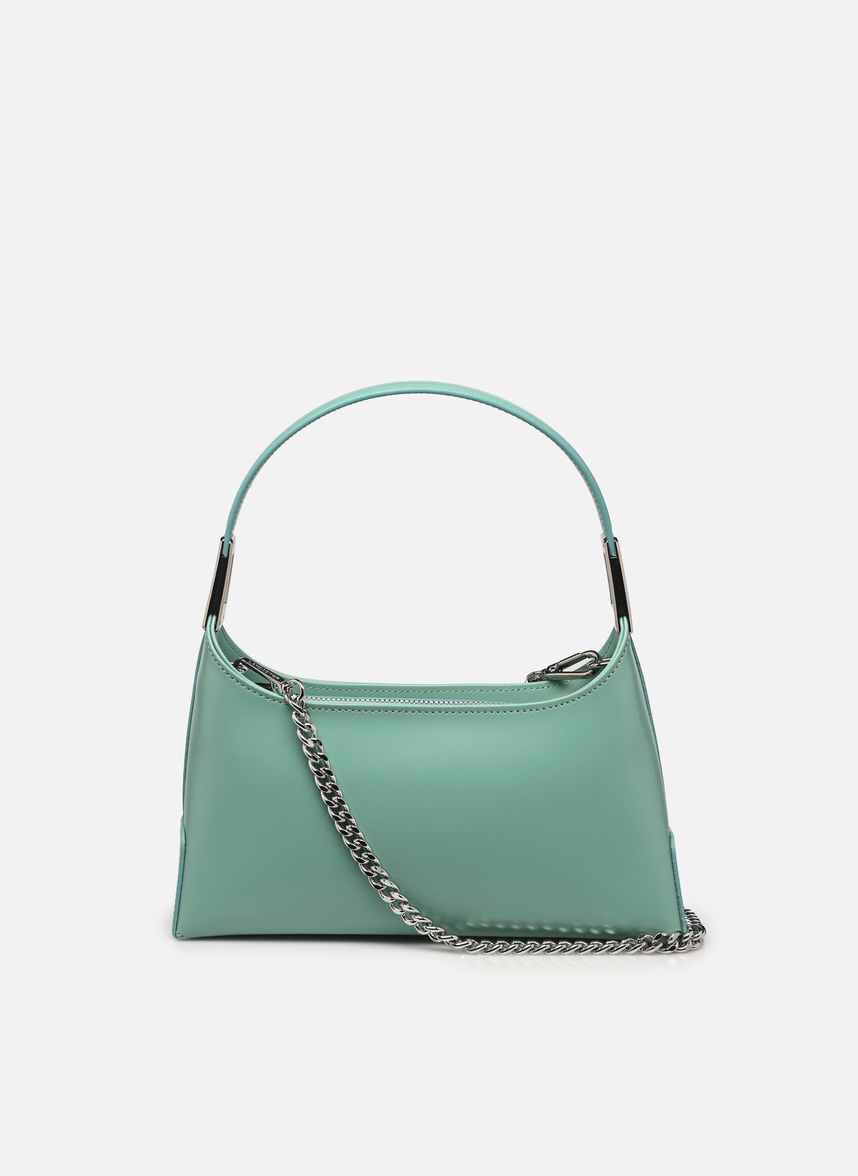 Sacs à main Sac épaule baguette Zippé Suave Ace femme vert Lancaster Sacs à main Sac épaule baguette Zippé Suave Ace femme vert VERT EUCALYPTUS