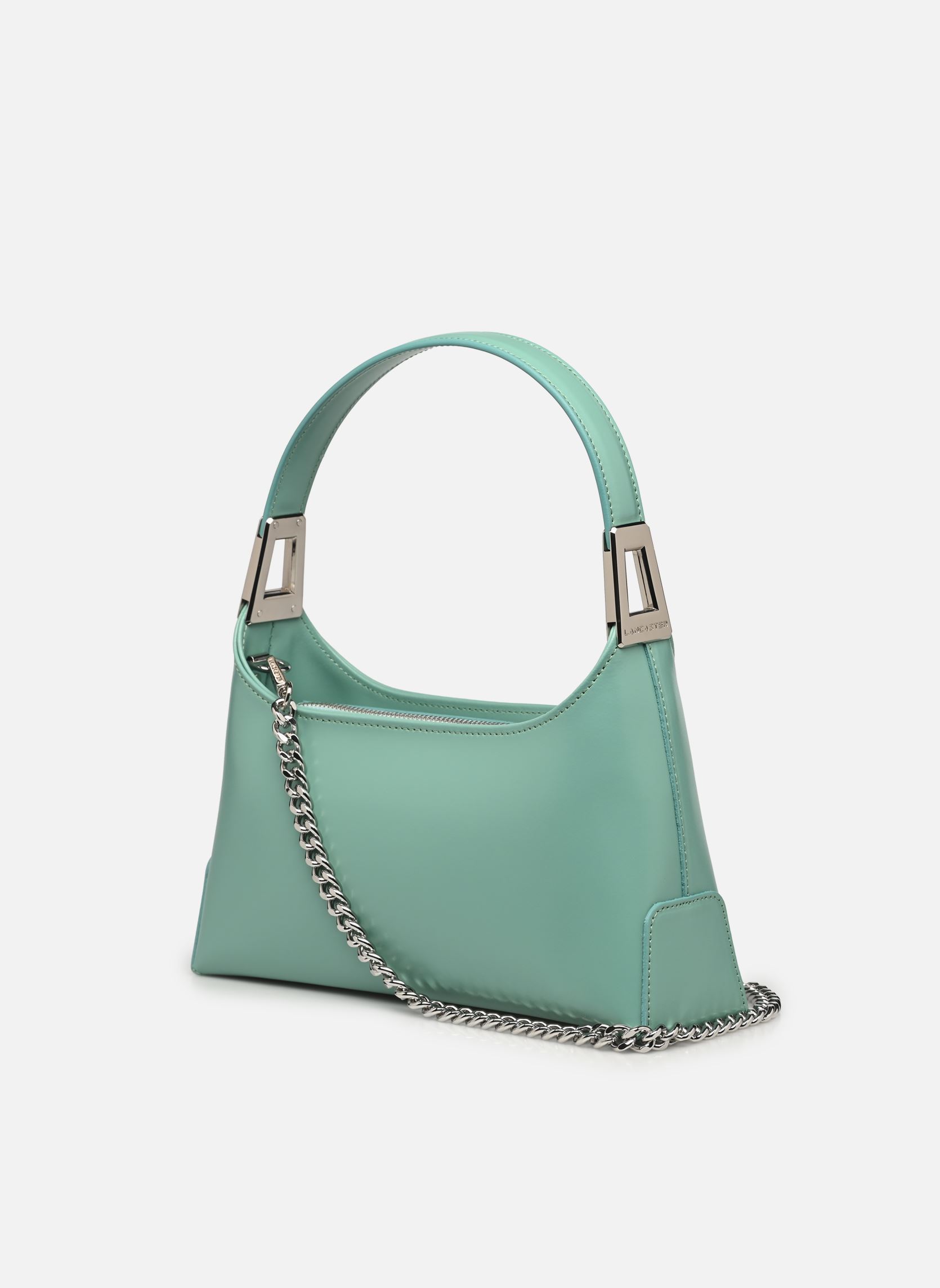Sacs à main Sac épaule baguette Zippé Suave Ace femme vert Lancaster Sacs à main Sac épaule baguette Zippé Suave Ace femme vert VERT EUCALYPTUS