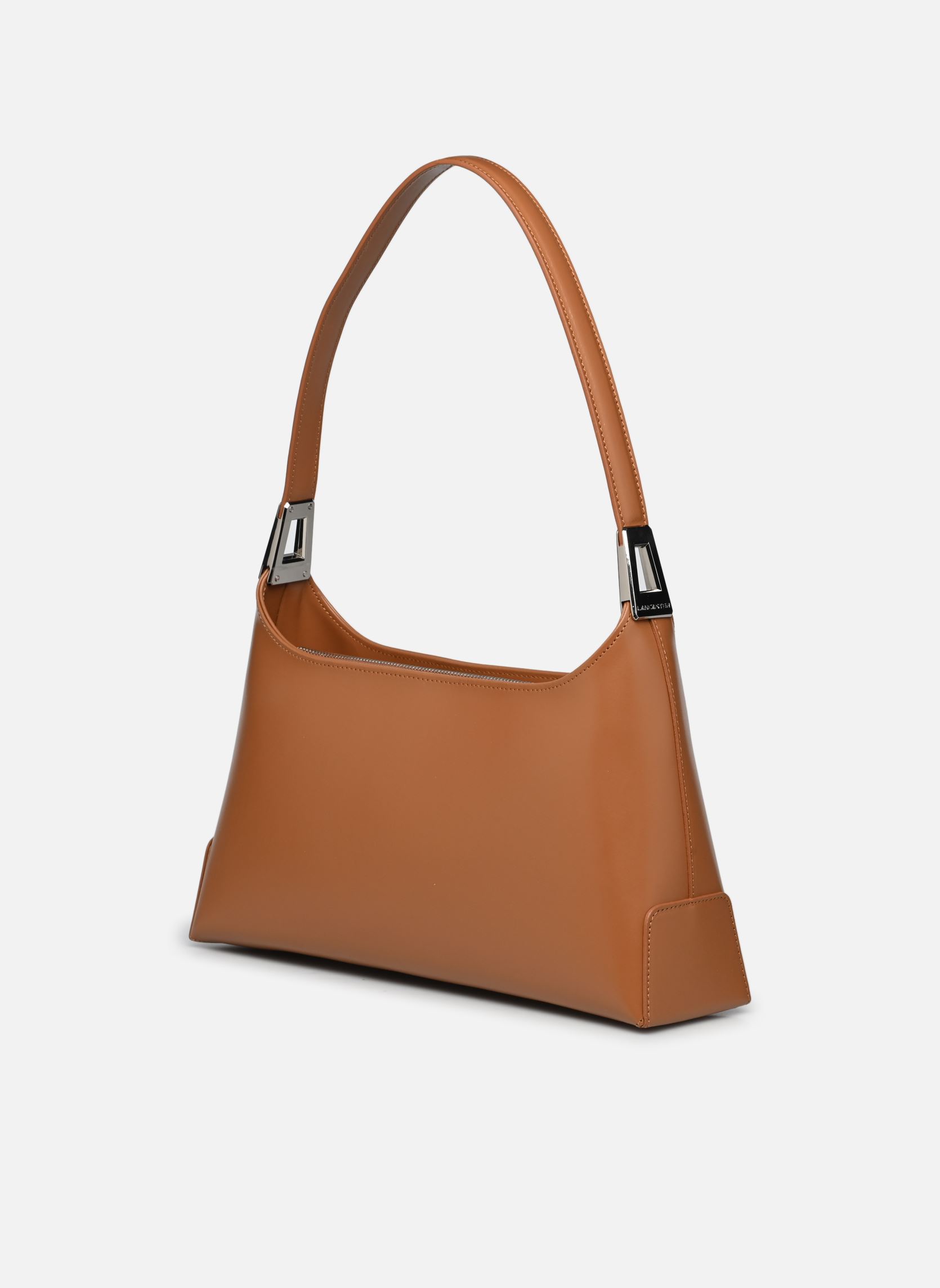Sacs Sac porté épaule baguette Zippé Suave Ac femme marron Lancaster Sacs Sac porté épaule baguette Zippé Suave Ac femme marron CAMEL