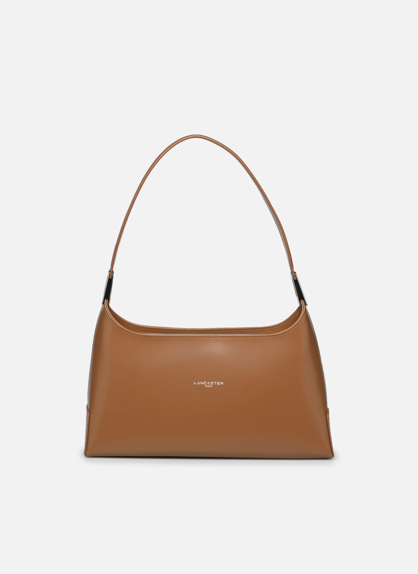 Sacs Sac porté épaule baguette Zippé Suave Ac femme marron Lancaster Sacs Sac porté épaule baguette Zippé Suave Ac femme marron CAMEL
