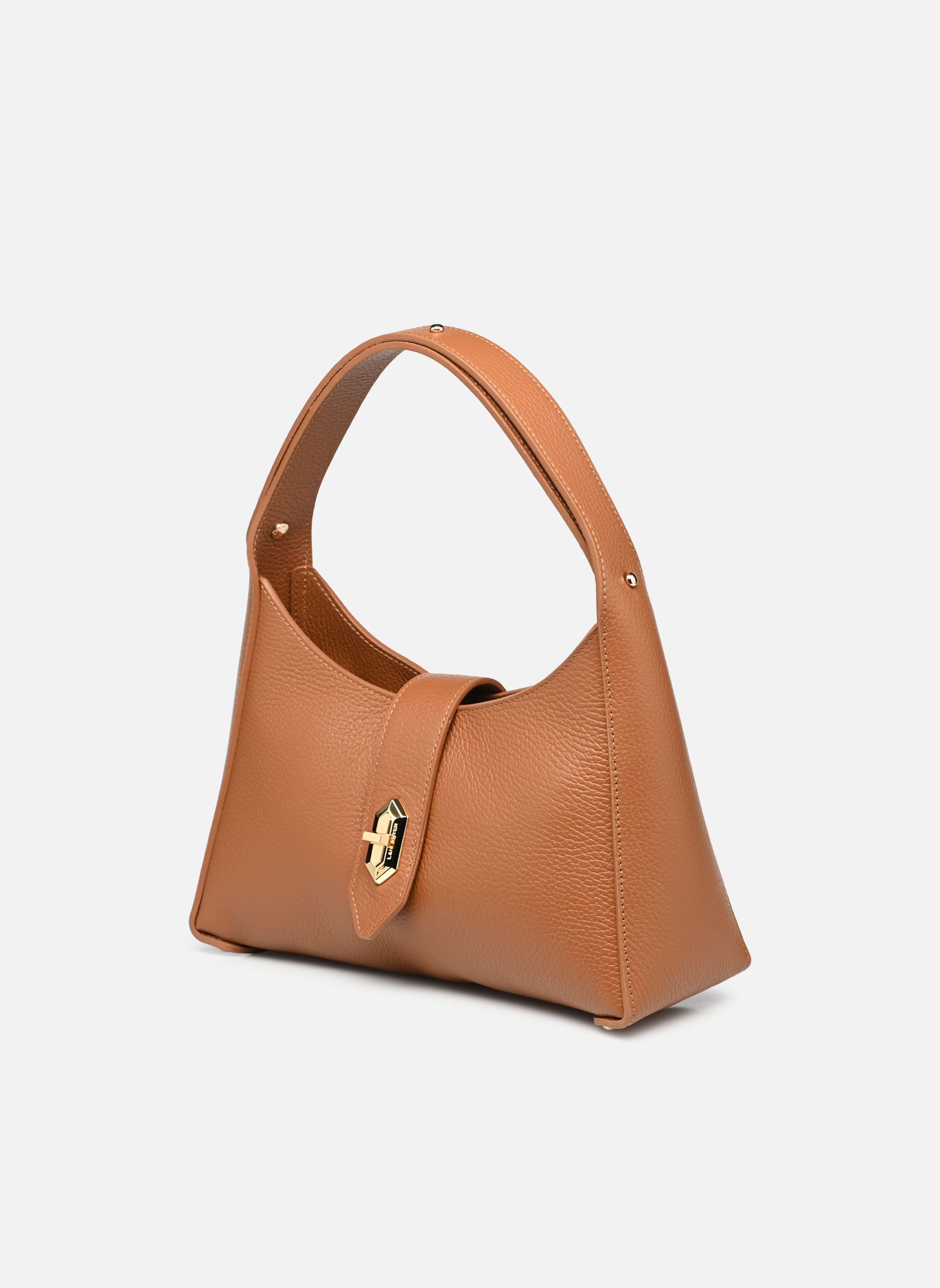 Umhängetaschen Sac hobo Foulonné Double damen braun Lancaster Umhängetaschen Sac hobo Foulonné Double damen braun CAMEL - IN - ORANGE