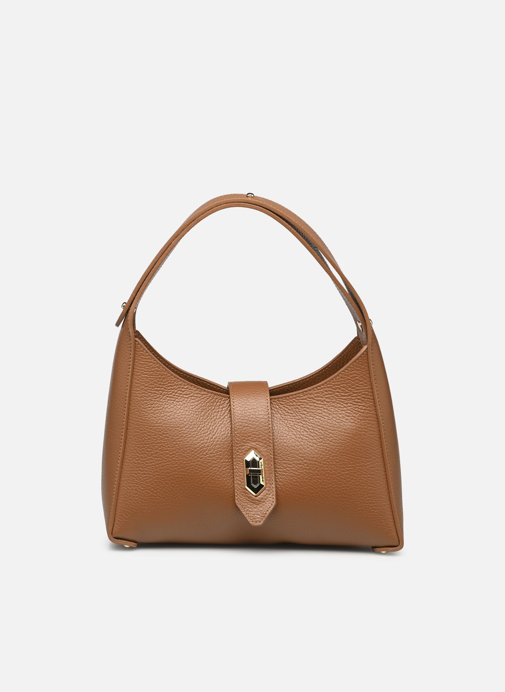 Umhängetaschen Sac hobo Foulonné Double damen braun Lancaster Umhängetaschen Sac hobo Foulonné Double damen braun CAMEL - IN - ORANGE