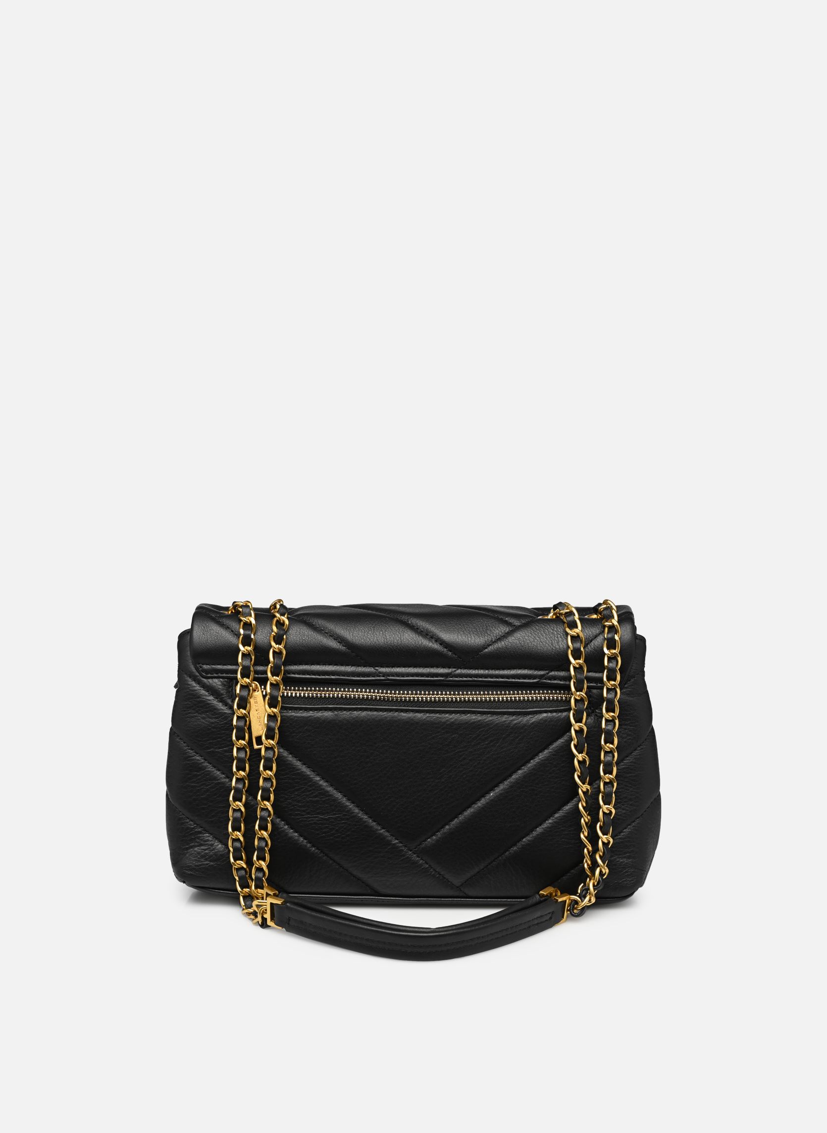 Sacs bandoulière Sac trotteur A rabat avec fermoir Soft M femme noir Lancaster Sacs bandoulière Sac trotteur A rabat avec fermoir Soft M femme noir Noir