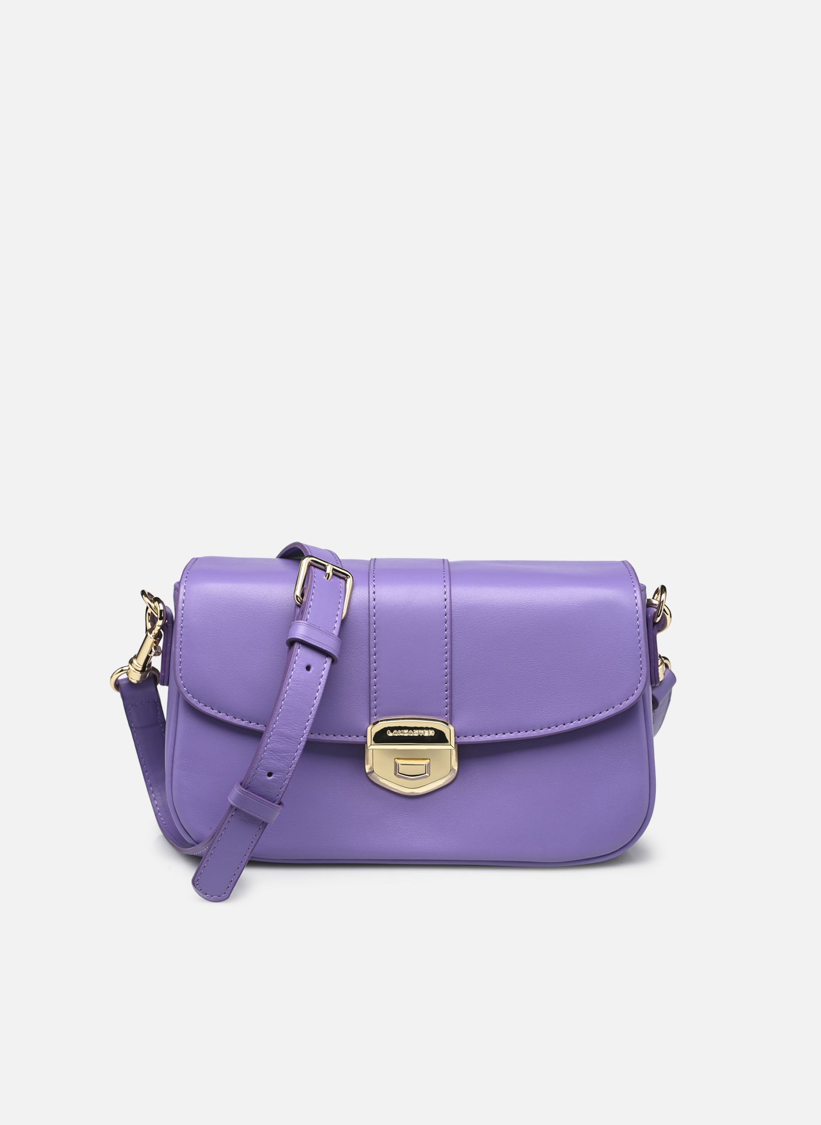 Sacs bandoulière Sac trotteur A rabat avec fermoir Donna femme violet Lancaster Sacs bandoulière Sac trotteur A rabat avec fermoir Donna femme violet IRIS