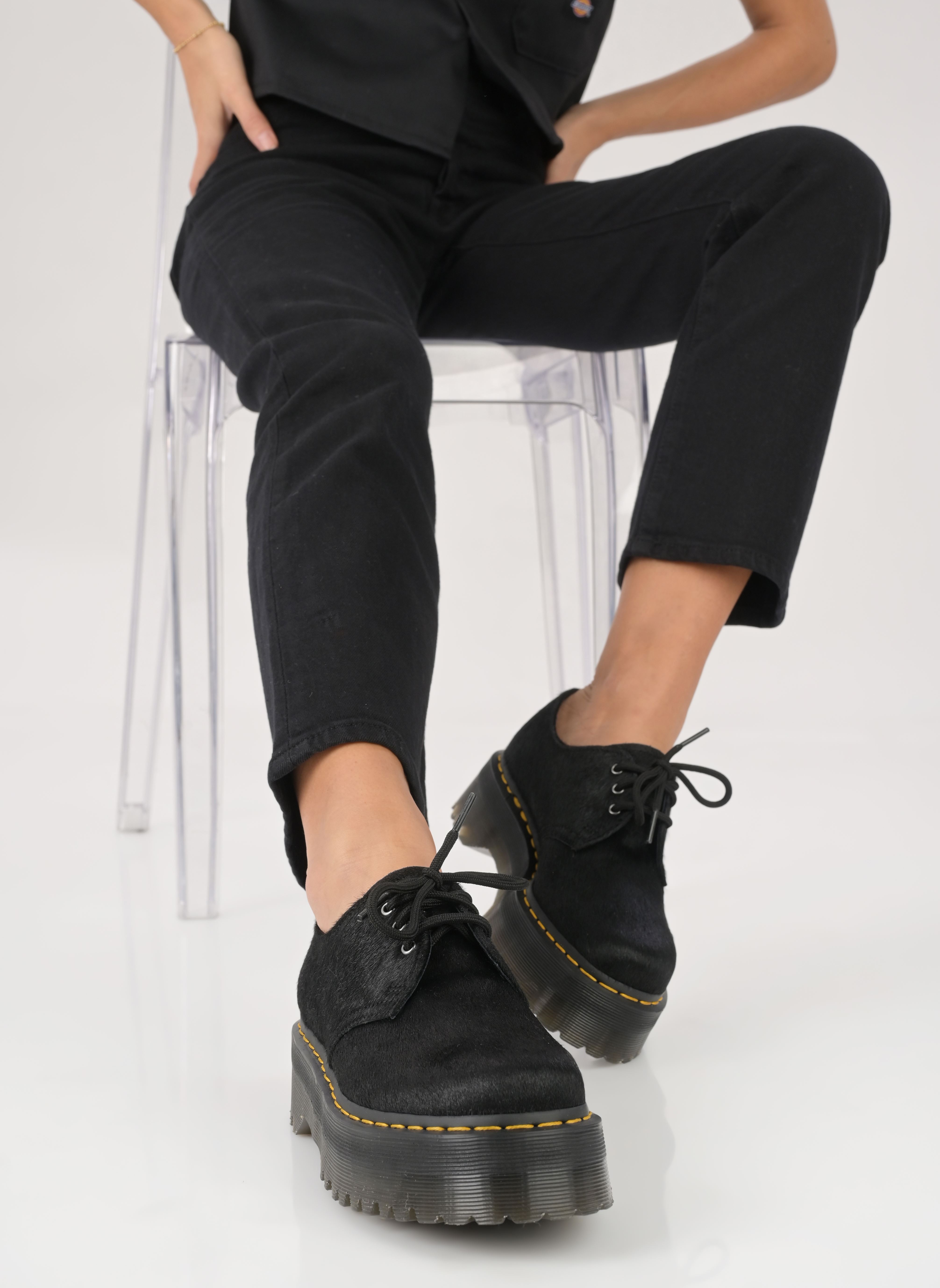 Dr. Martens Veterlaarsjes 1461 Quad dames zwart online | Sarenza 