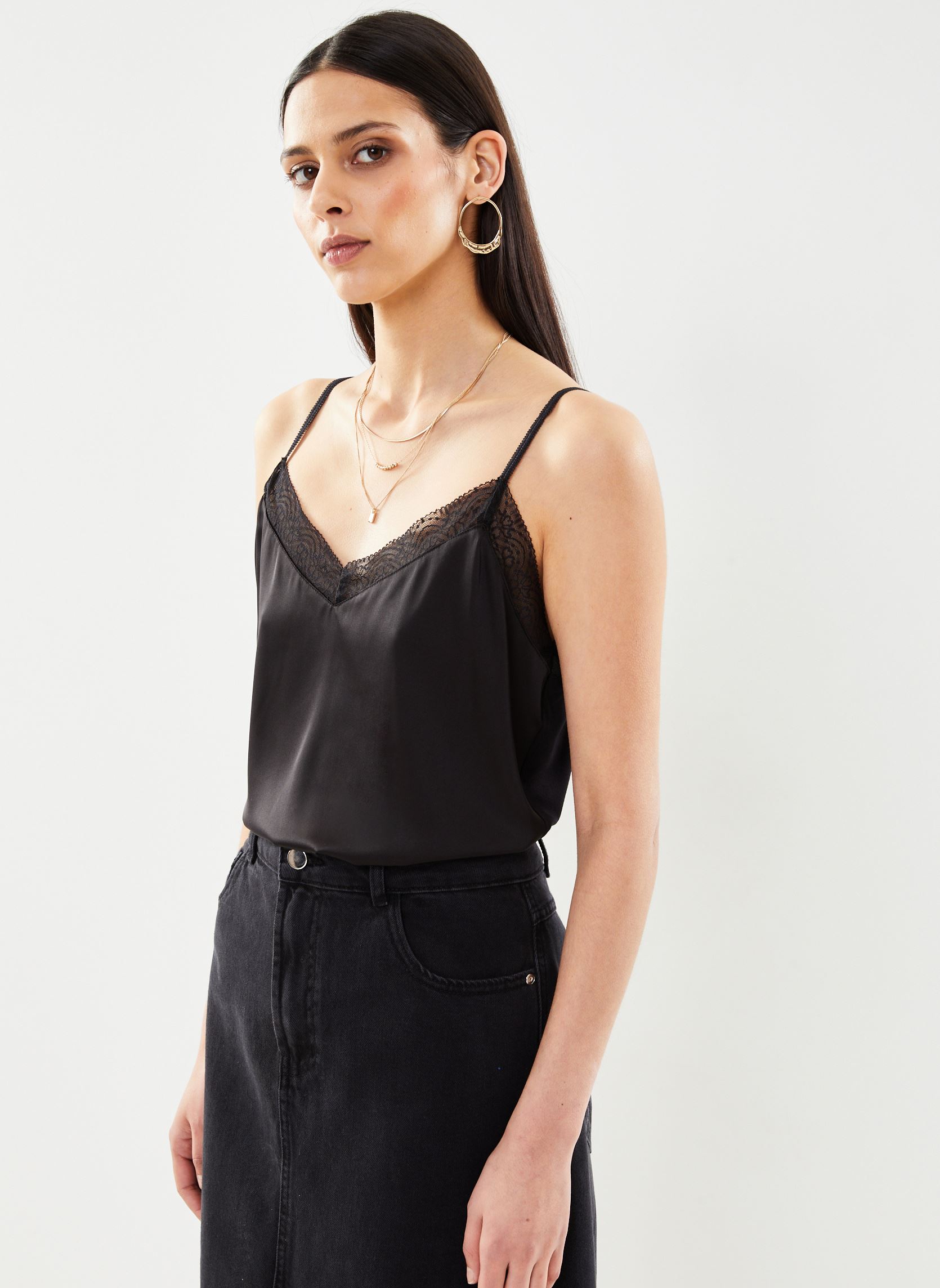 Tops CHARLIE dames zwart Georgia Rose Tops CHARLIE dames zwart NOIR