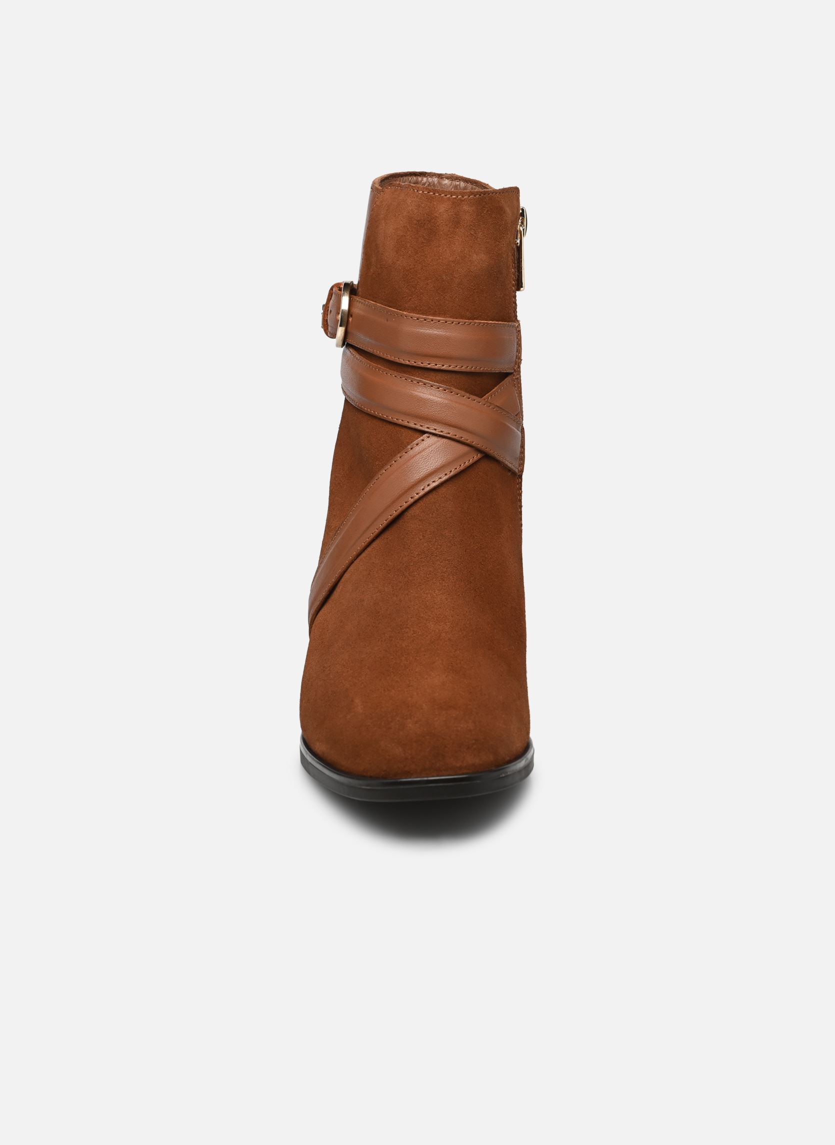 Geschnürte Stiefeletten ELEVATED ESS THERMO MIDHEEL BOOT damen braun Tommy Hilfiger Geschnürte Stiefeletten ELEVATED ESS THERMO MIDHEEL BOOT damen braun NATURAL COGNAC