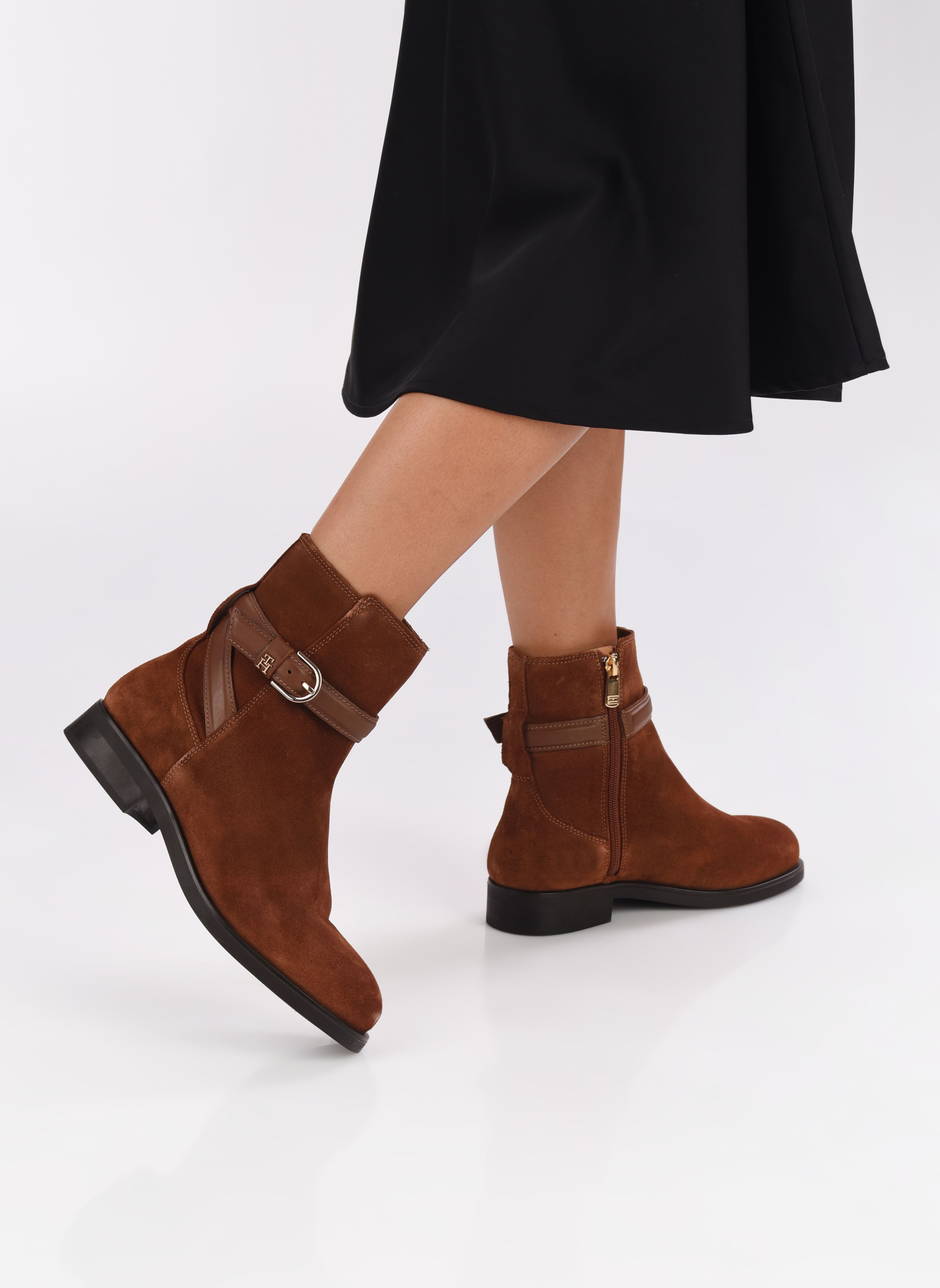 Veterlaarsjes ELEVATED ESSENT BOOT THERMO SDE dames bruin Tommy Hilfiger Veterlaarsjes ELEVATED ESSENT BOOT THERMO SDE dames bruin NATURAL COGNAC