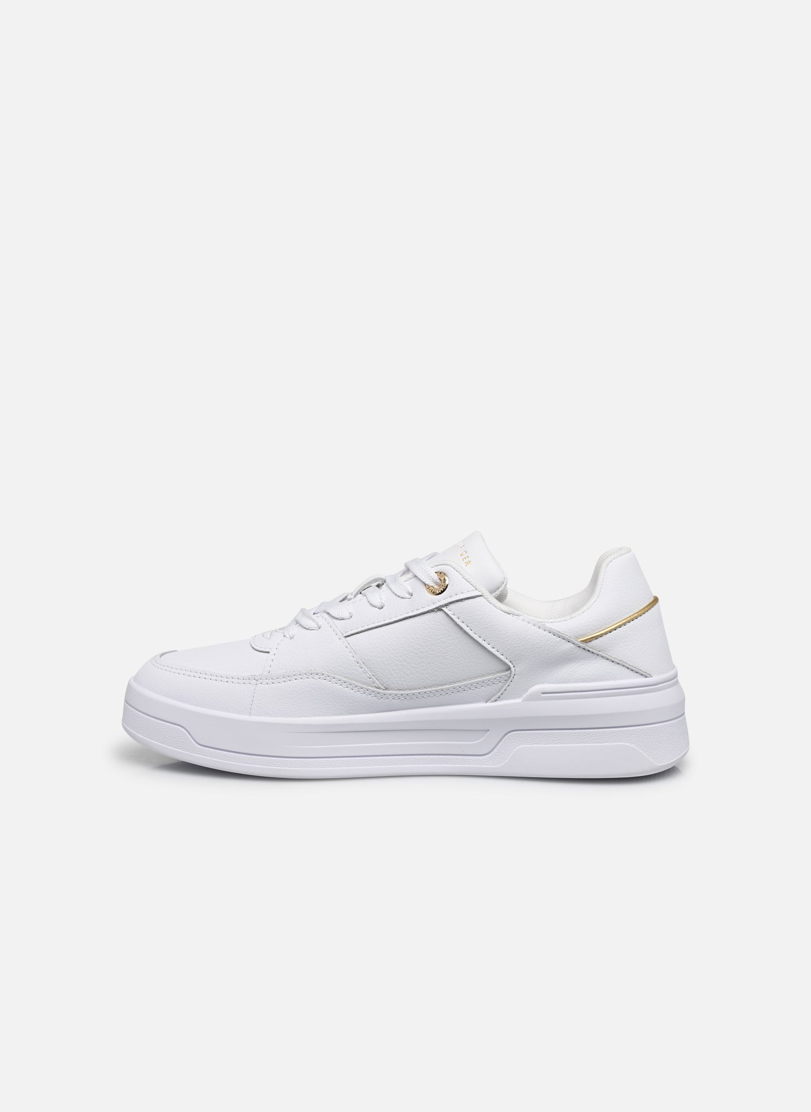 Zapatillas ESSENTIAL BASKET SNEAKER mujer blanco Tommy Hilfiger Zapatillas ESSENTIAL BASKET SNEAKER mujer blanco YBS WHITE