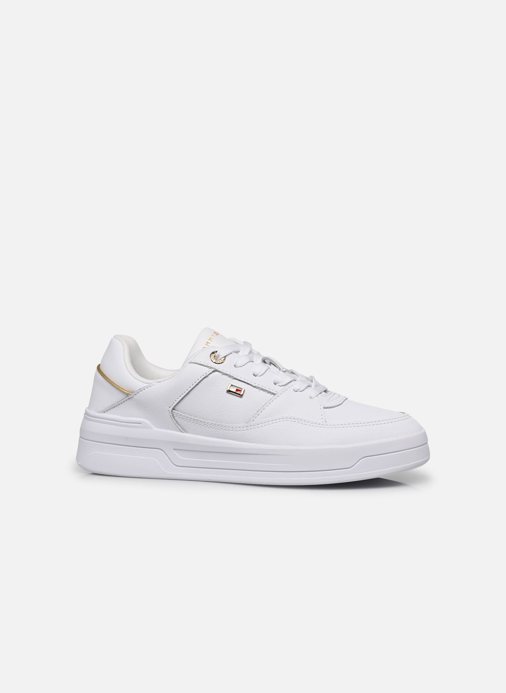 Zapatillas ESSENTIAL BASKET SNEAKER mujer blanco Tommy Hilfiger Zapatillas ESSENTIAL BASKET SNEAKER mujer blanco YBS WHITE