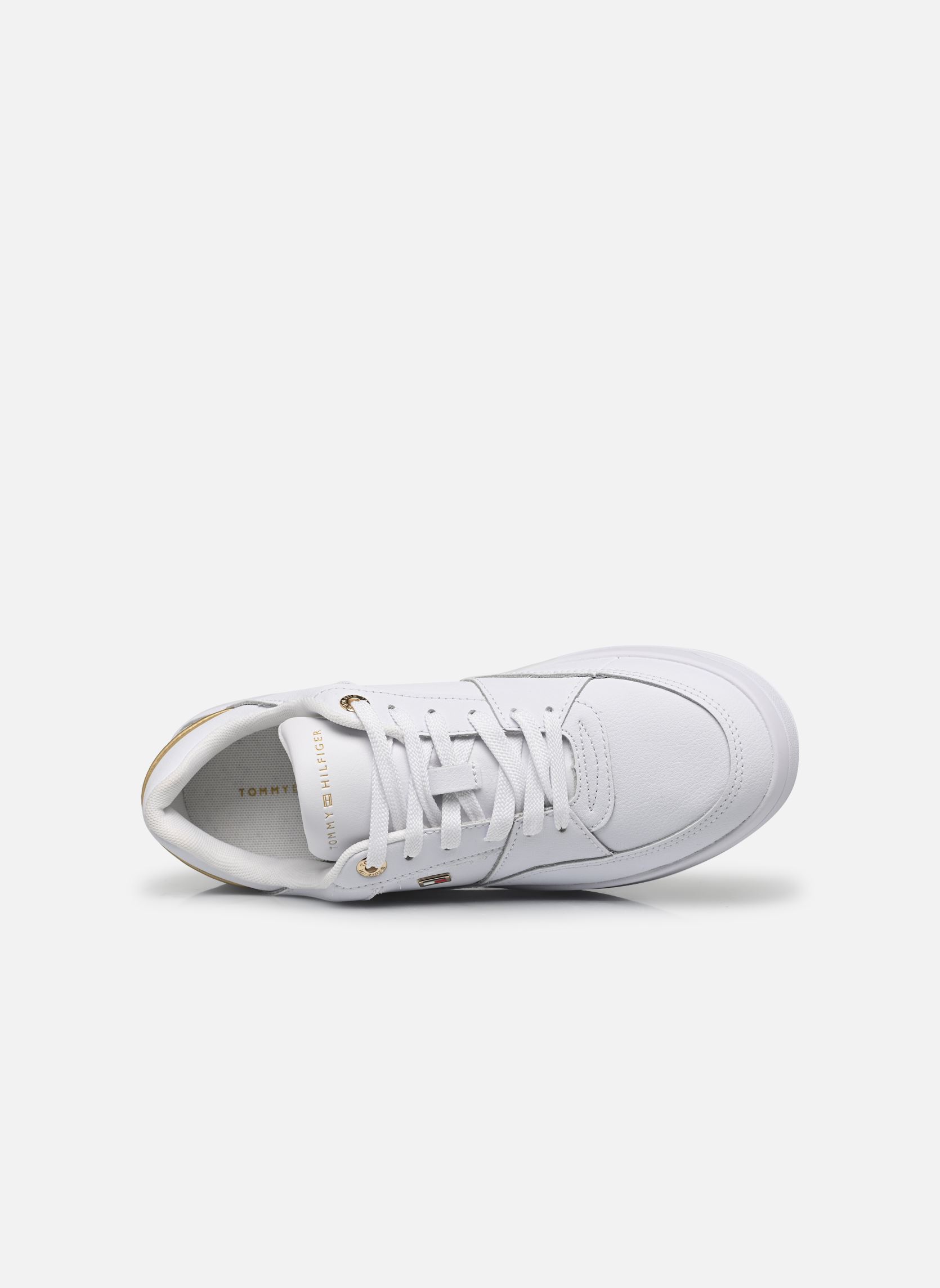 Zapatillas ESSENTIAL BASKET SNEAKER mujer blanco Tommy Hilfiger Zapatillas ESSENTIAL BASKET SNEAKER mujer blanco YBS WHITE