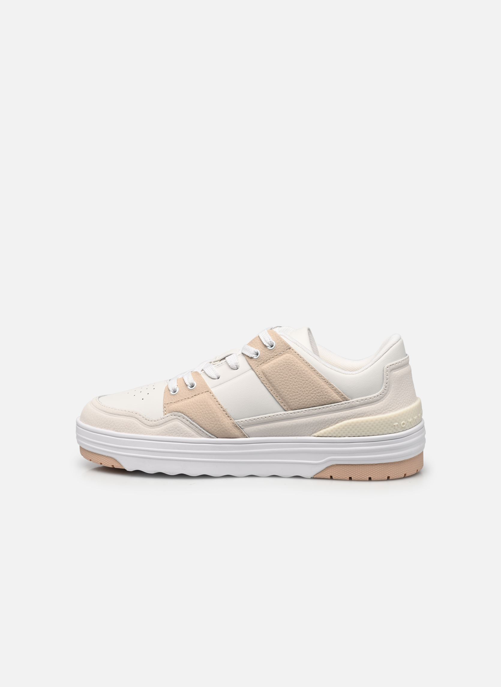 Sneakers TH LO BASKET SNEAKER donna bianco Tommy Hilfiger Sneakers TH LO BASKET SNEAKER donna bianco ECRU