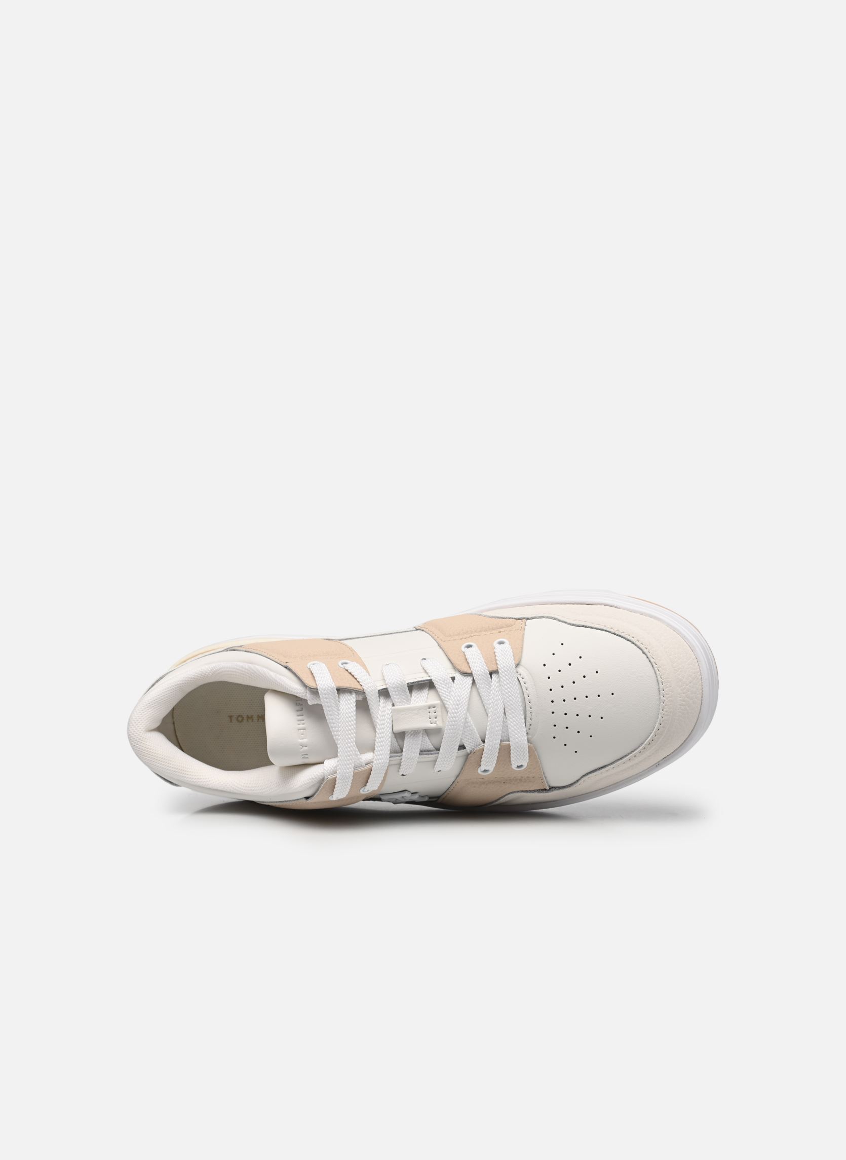 Sneakers TH LO BASKET SNEAKER donna bianco Tommy Hilfiger Sneakers TH LO BASKET SNEAKER donna bianco ECRU