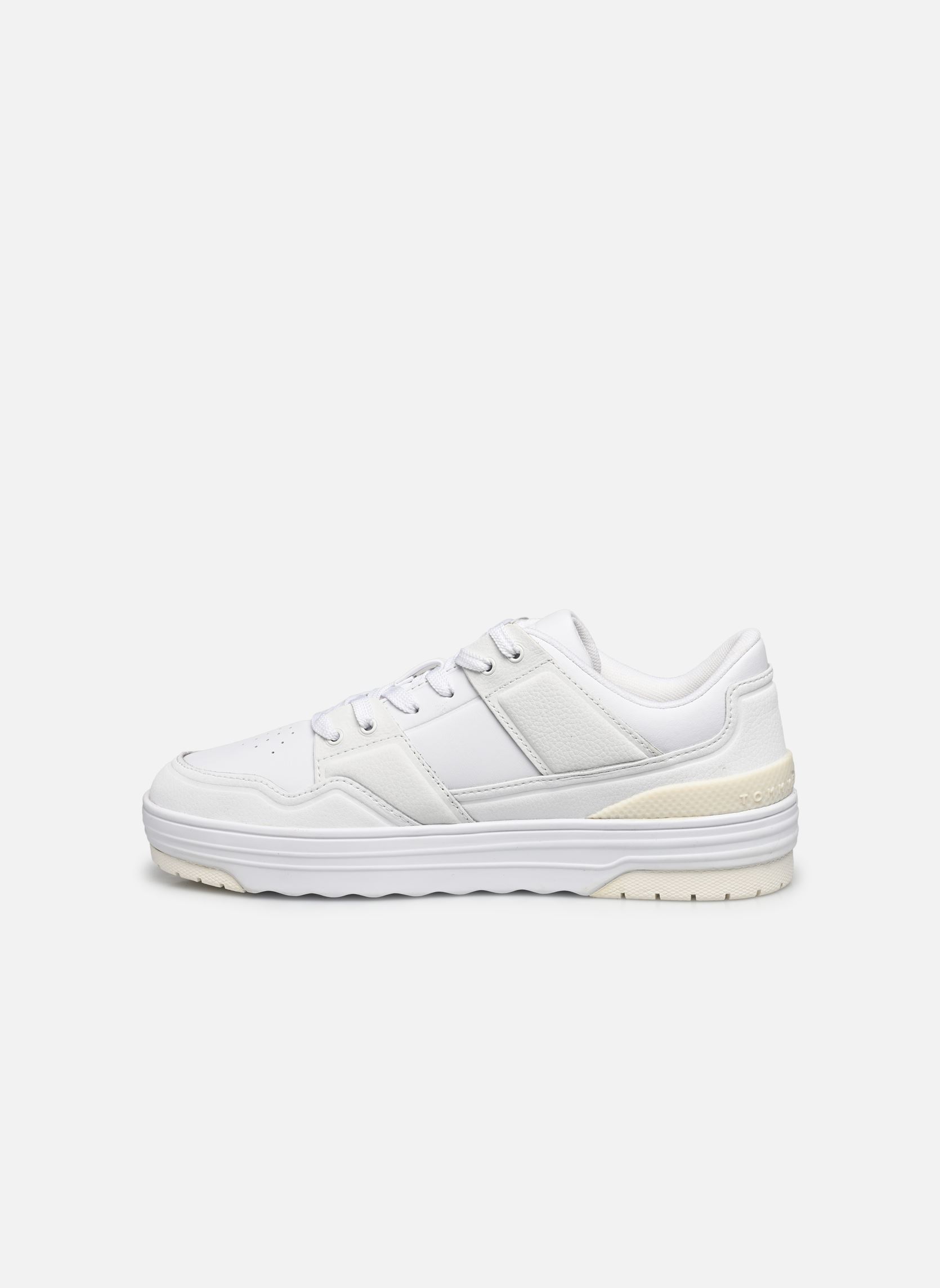 Sneaker TH LO BASKET SNEAKER damen weiß Tommy Hilfiger Sneaker TH LO BASKET SNEAKER damen weiß WHITE