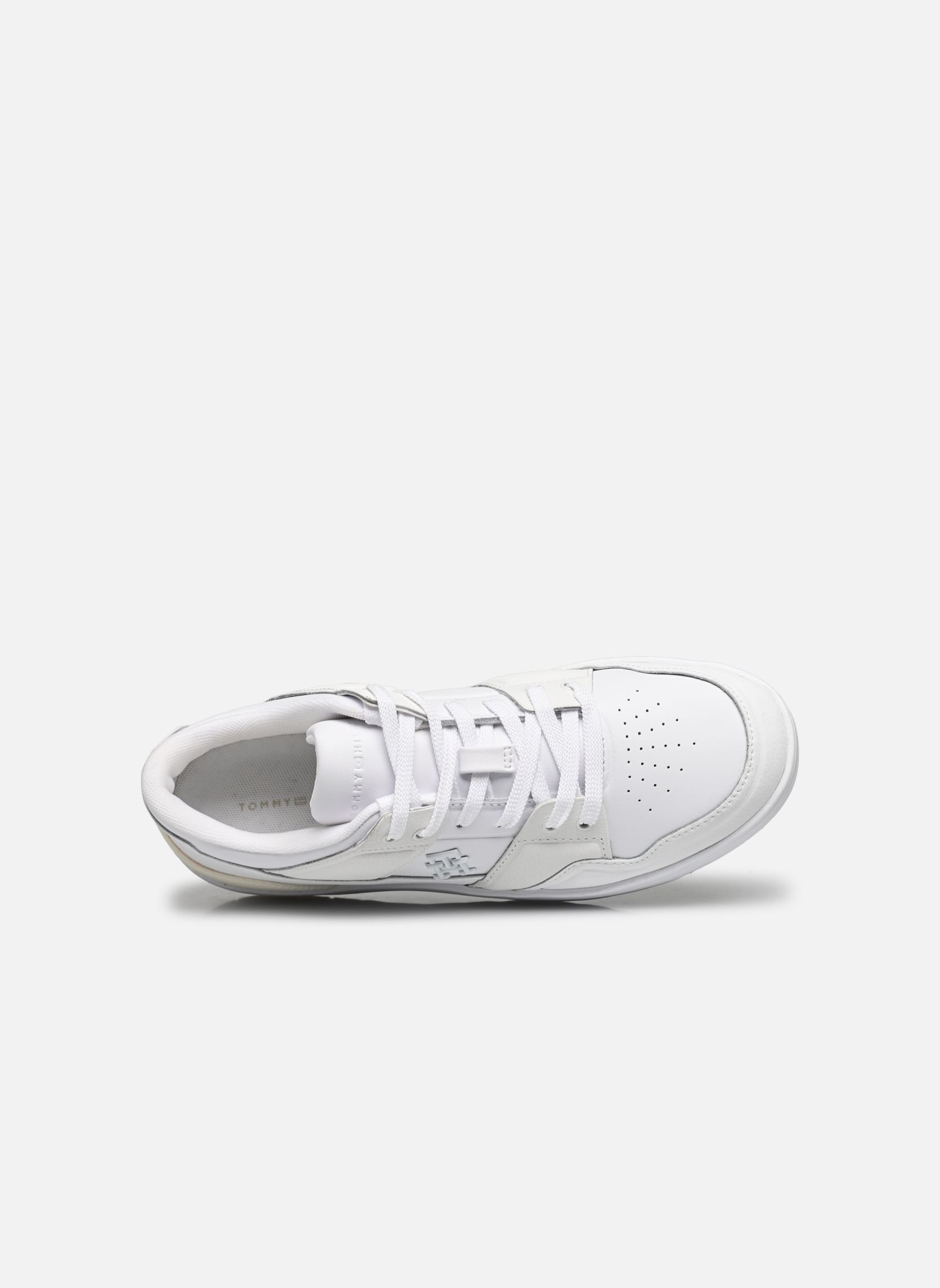 Sneaker TH LO BASKET SNEAKER damen weiß Tommy Hilfiger Sneaker TH LO BASKET SNEAKER damen weiß WHITE