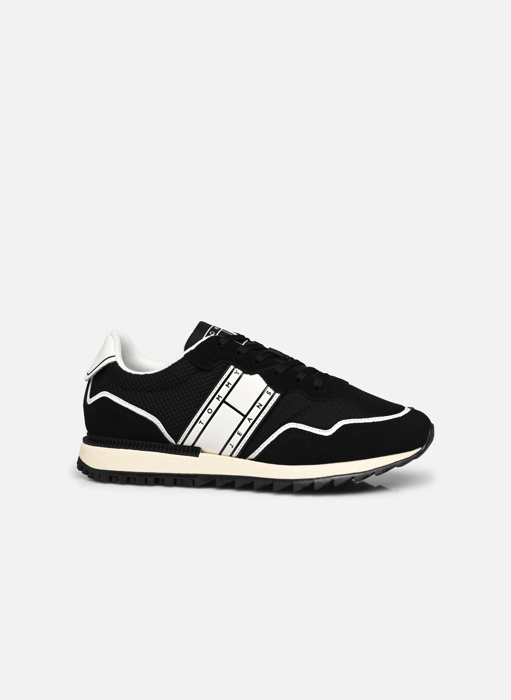 Baskets TJM RUNNER MIX MATERIAL homme noir Tommy Hilfiger Baskets TJM RUNNER MIX MATERIAL homme noir BLACK