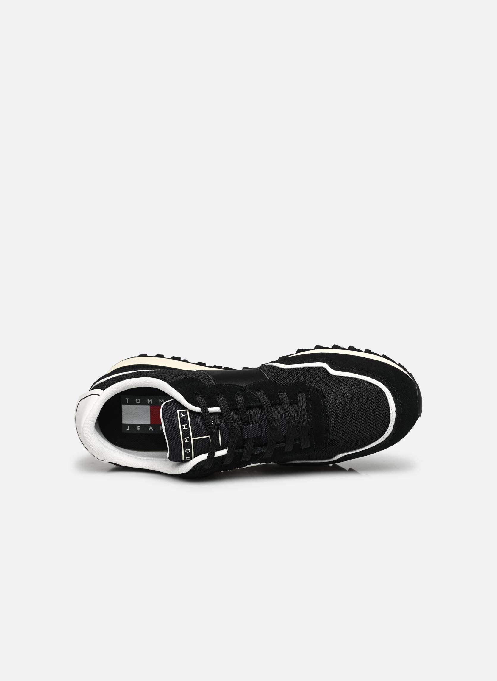 Baskets TJM RUNNER MIX MATERIAL homme noir Tommy Hilfiger Baskets TJM RUNNER MIX MATERIAL homme noir BLACK