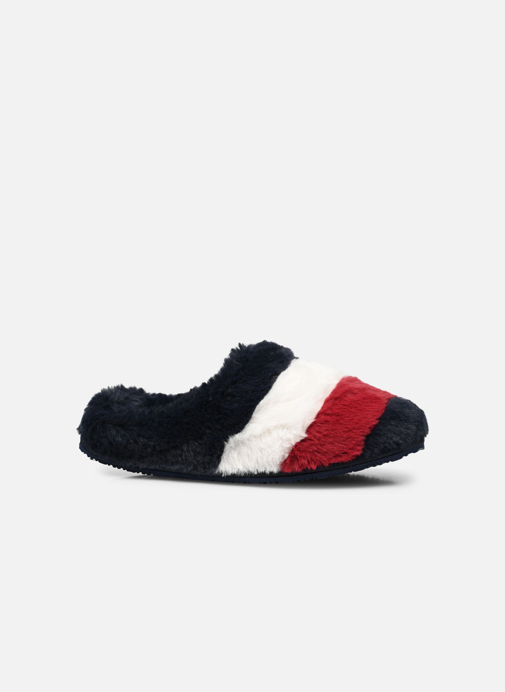 Pantoffels FLAG FUR HOME SLIPPER dames blauw Tommy Hilfiger Pantoffels FLAG FUR HOME SLIPPER dames blauw RWB