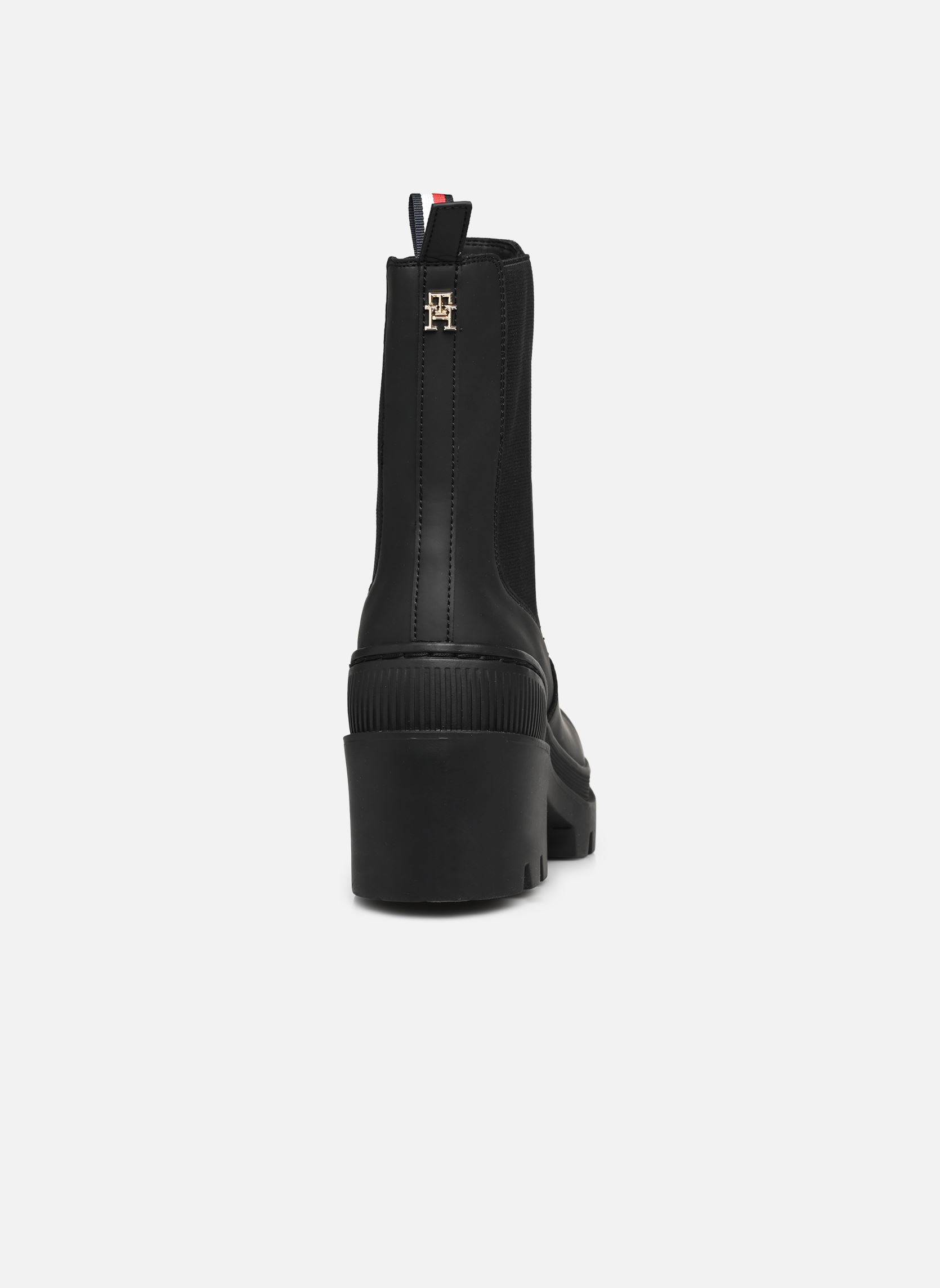 Botines y botas RUBBERIZED MID HEEL BOOT mujer negro Tommy Hilfiger Botines y botas RUBBERIZED MID HEEL BOOT mujer negro BLACK