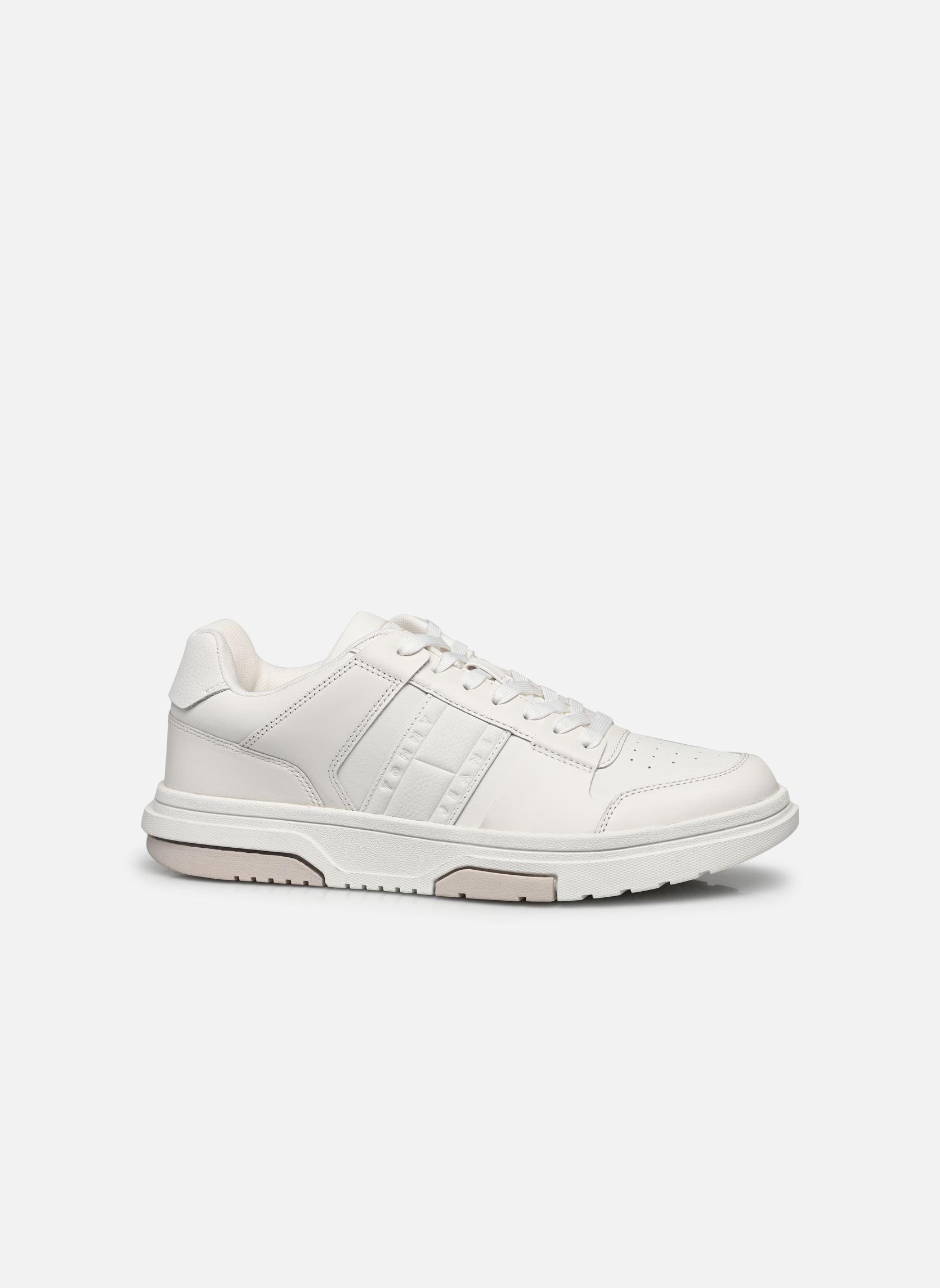 Baskets TJM LEATHER CUPSOLE 2.0 homme blanc Tommy Hilfiger Baskets TJM LEATHER CUPSOLE 2.0 homme blanc ECRU
