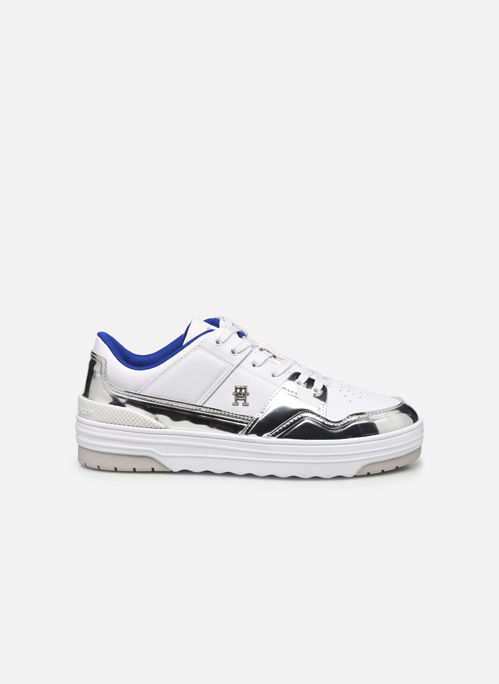 Sneaker TH LO BASKET SILVER damen silber Tommy Hilfiger Sneaker TH LO BASKET SILVER damen silber SILVER