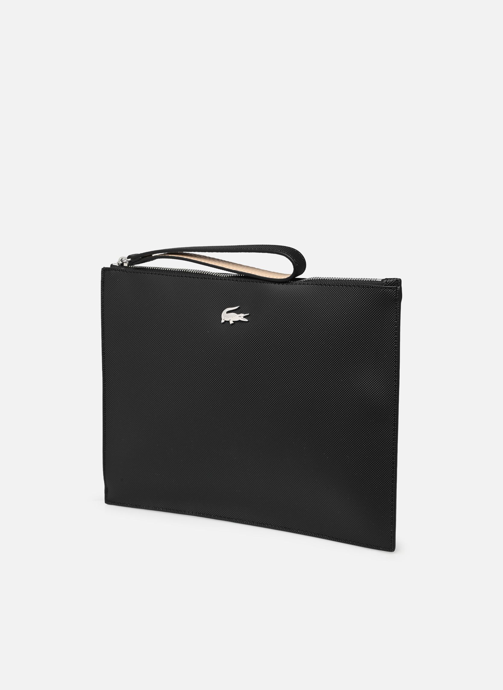 Pochettes Clutch femme noir Lacoste Pochettes Clutch femme noir NOIR KREMA