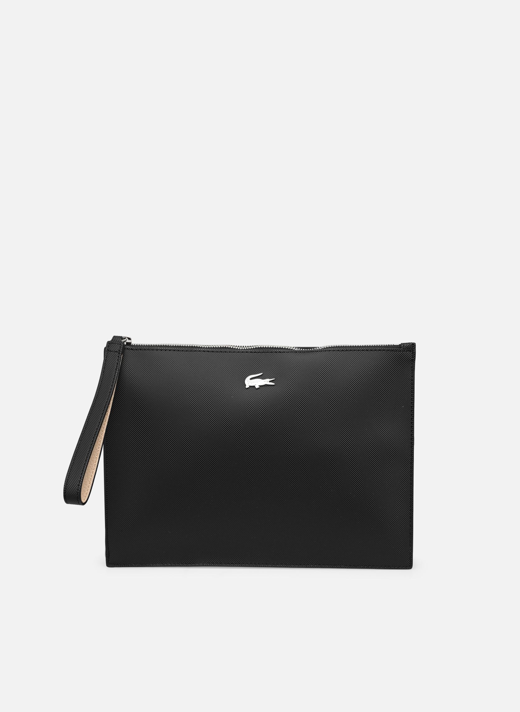 Pochettes Clutch femme noir Lacoste Pochettes Clutch femme noir NOIR KREMA