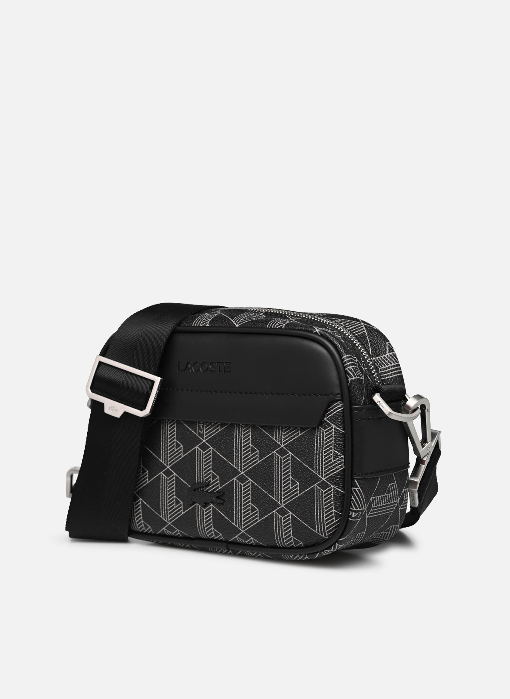 Sacs bandoulière The Blend Small Monogram Canvas Crossbod homme noir Lacoste Sacs bandoulière The Blend Small Monogram Canvas Crossbod homme noir MONOGRAM NOIR GRIS