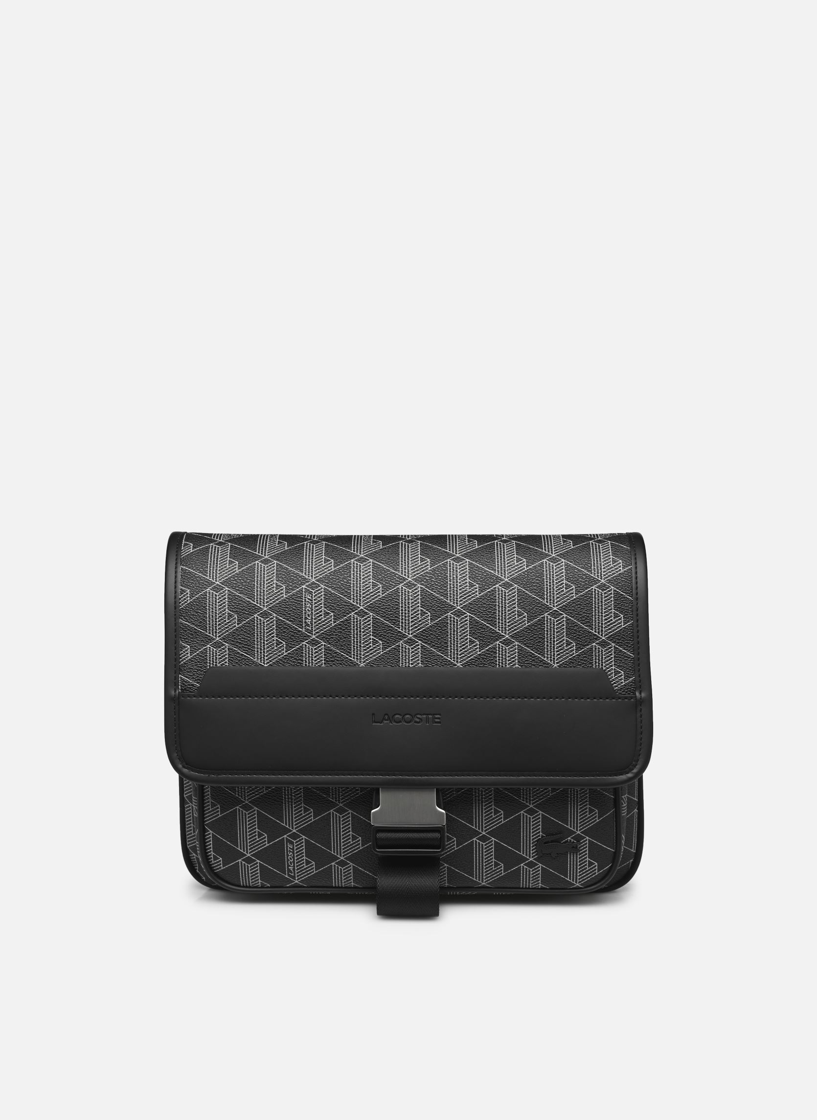 Sacs homme Lacoste The Blend Grain Lather Shoulder Bag Large pour Sacs