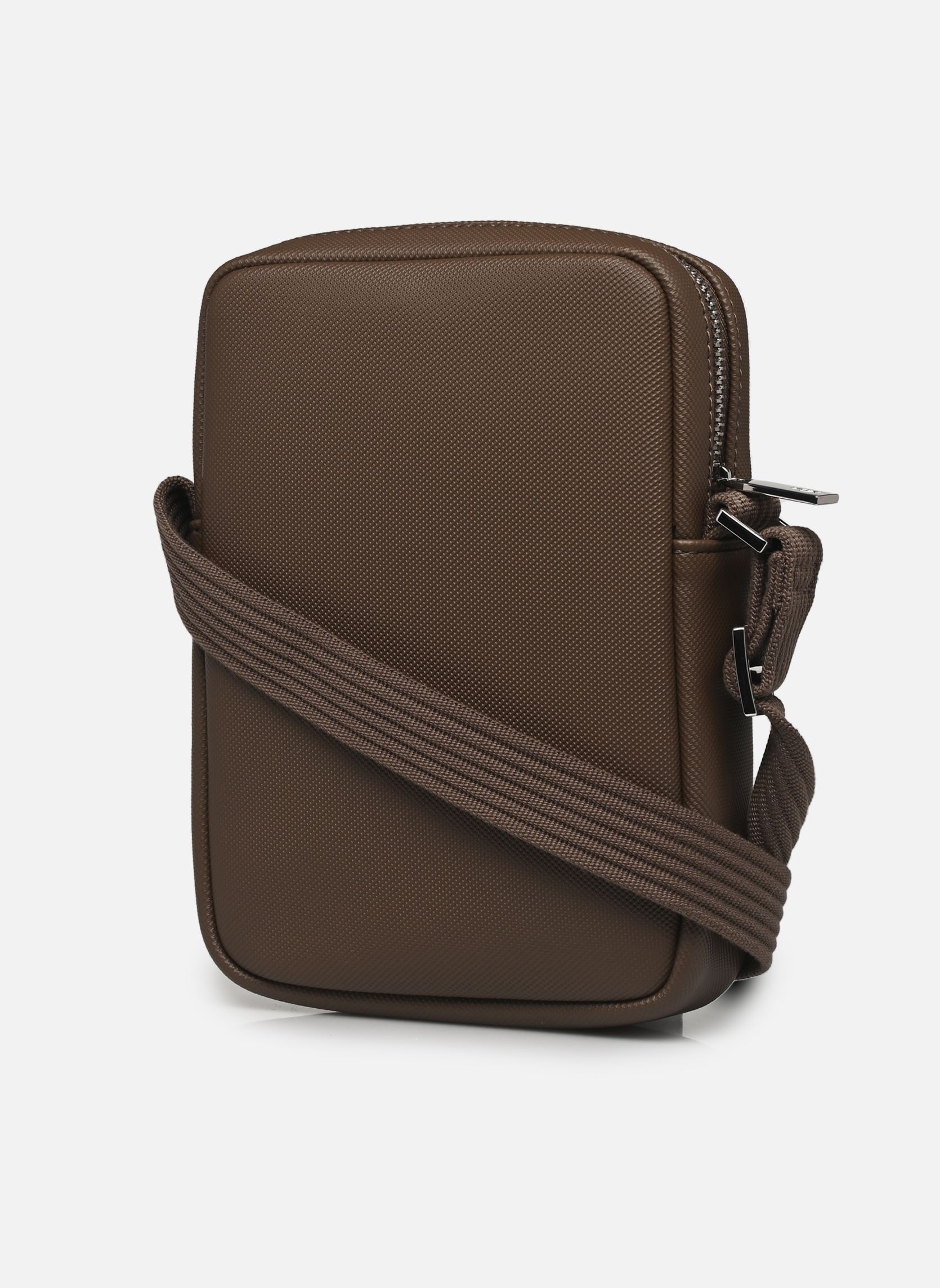 Sacs bandoulière Recycled Fiber Vertical Shoulder Bag homme marron Lacoste Sacs bandoulière Recycled Fiber Vertical Shoulder Bag homme marron MOREL
