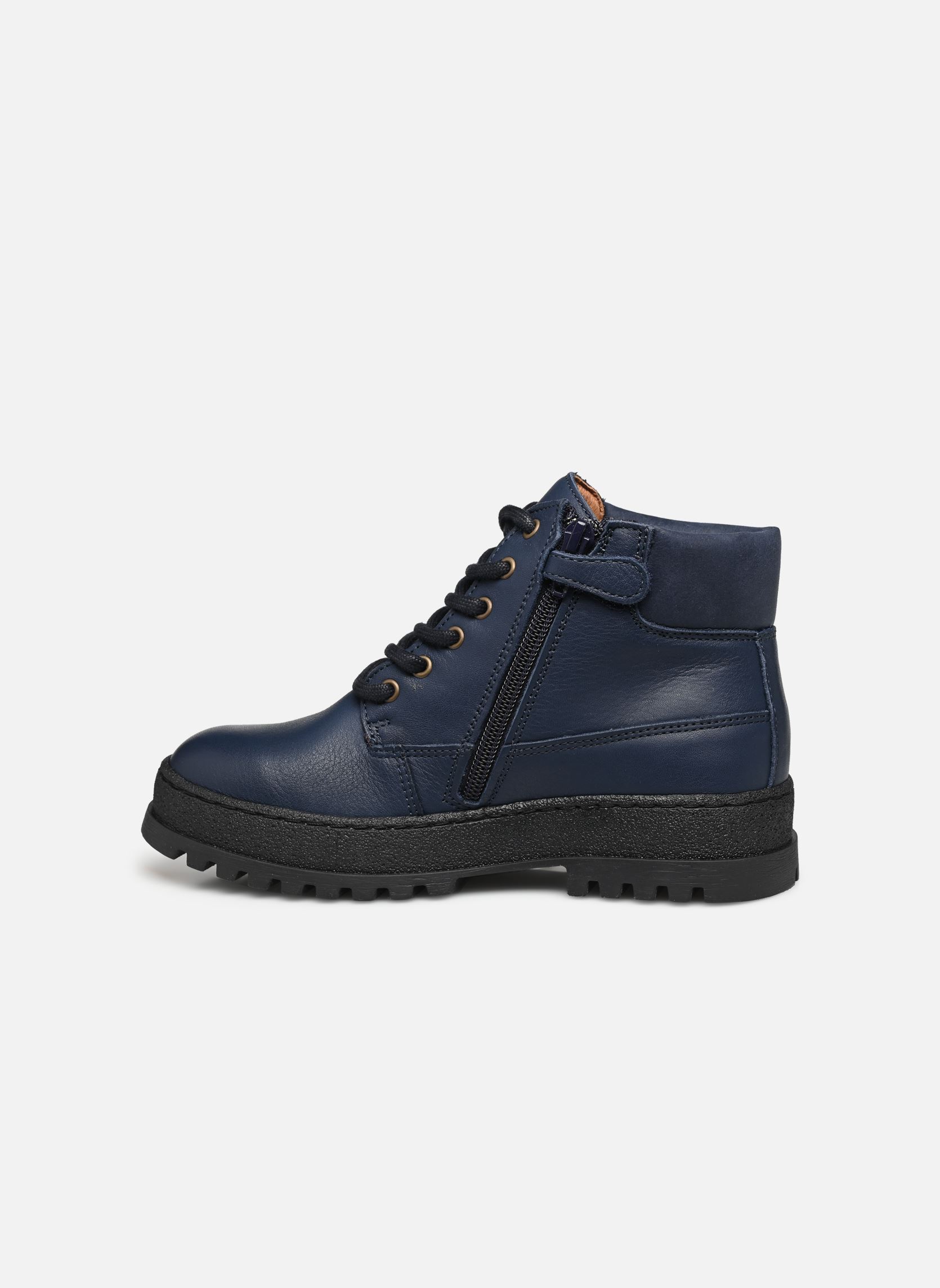 Enkellaarsjes Oliver jongens blauw Little Mary Enkellaarsjes Oliver jongens blauw MARINE