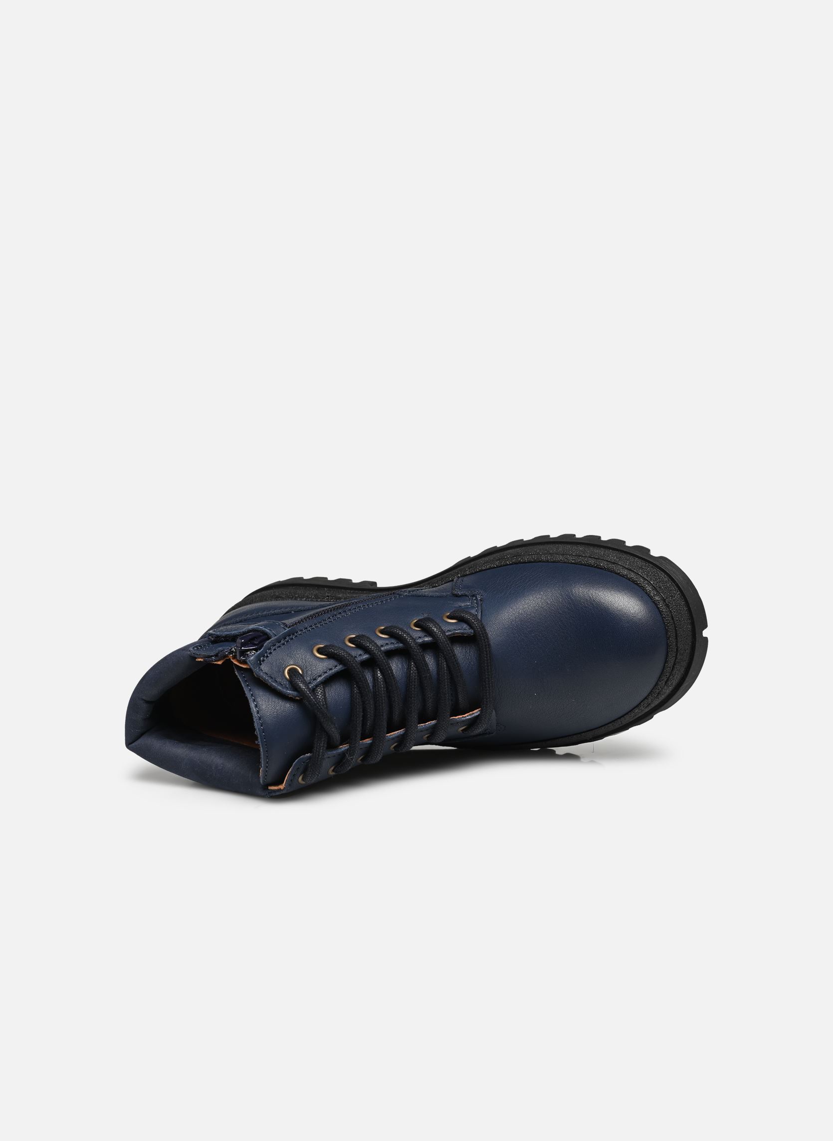 Enkellaarsjes Oliver jongens blauw Little Mary Enkellaarsjes Oliver jongens blauw MARINE