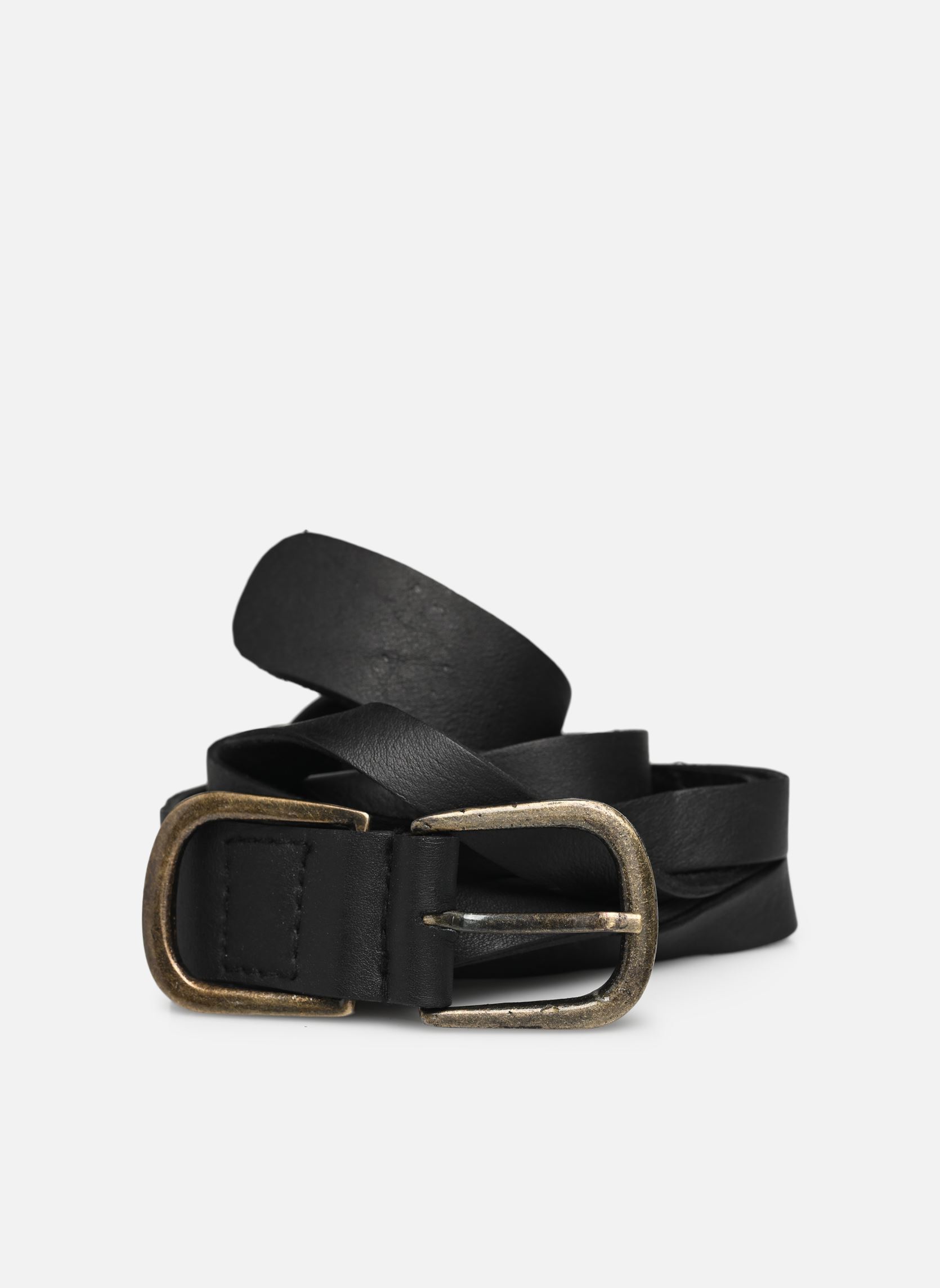 Ceintures Iamerlene Leather Be femme noir Ichi Ceintures Iamerlene Leather Be femme noir Black