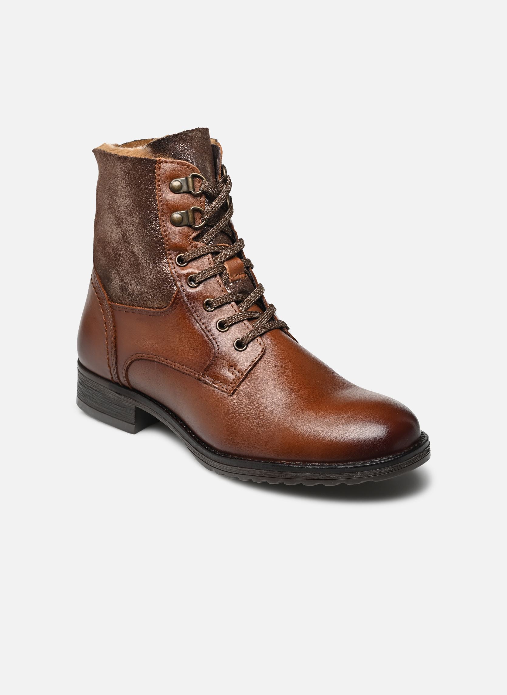 Bocage Bottines fourrées Bottines KARELLE femme marron Sarenza