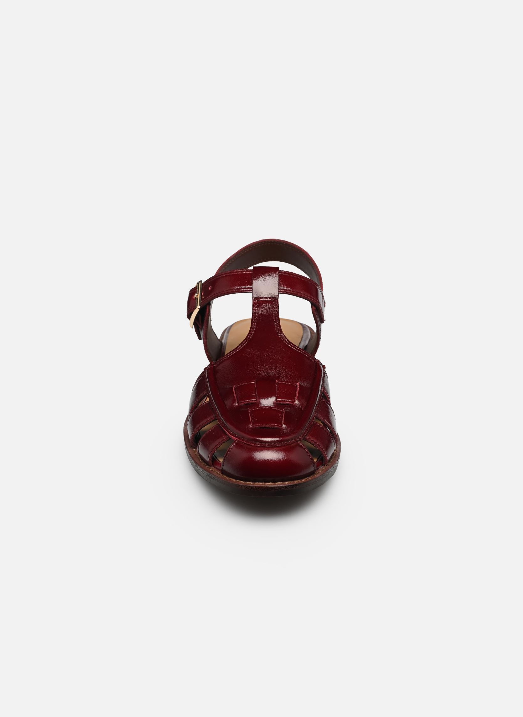 Sandales plates FILOMA femme bordeaux Bocage Sandales plates FILOMA femme bordeaux Bordeaux