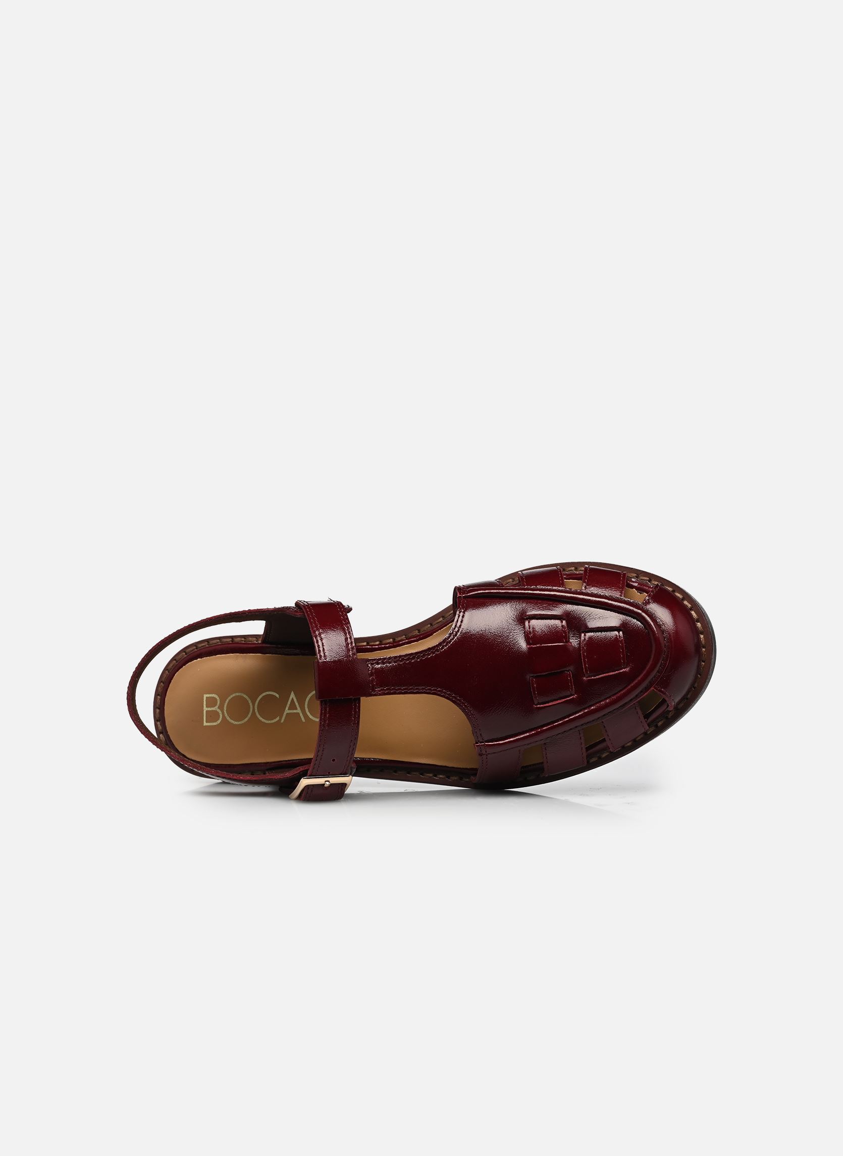 Sandales plates FILOMA femme bordeaux Bocage Sandales plates FILOMA femme bordeaux Bordeaux