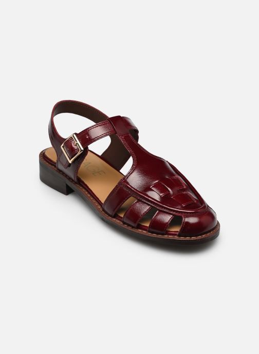 Bocage Platte sandalen FILOMA dames bordeaux