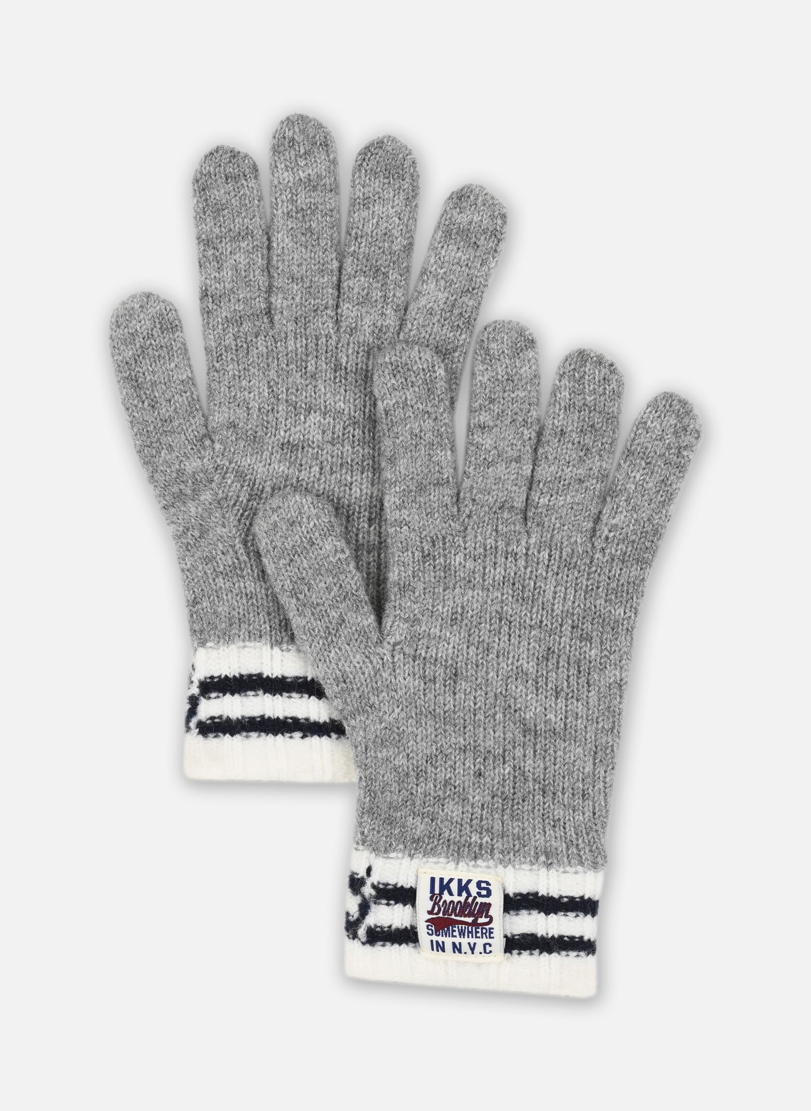 Gants XX92003 garçon gris IKKS JUNIOR Gants XX92003 garçon gris GRIS CHINÉ MOYEN