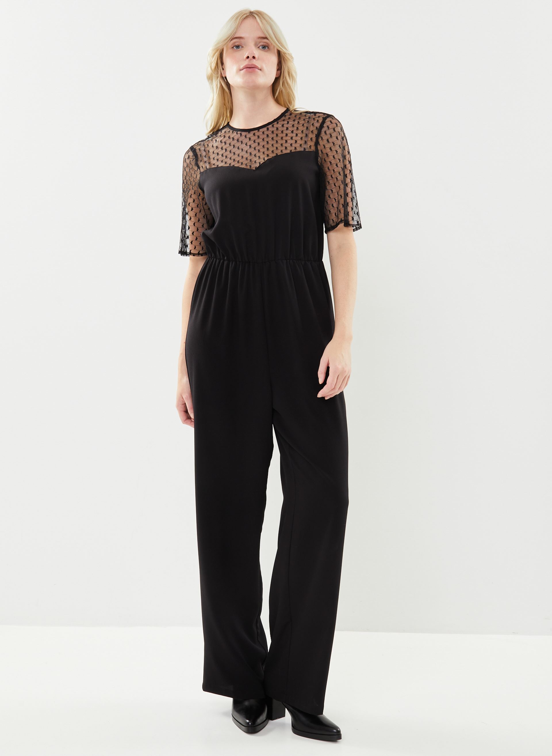 Ensemble 2 Pièces Liz Claiborne Femme - Taille 8 - Noir Et Blanc - Occasion TB