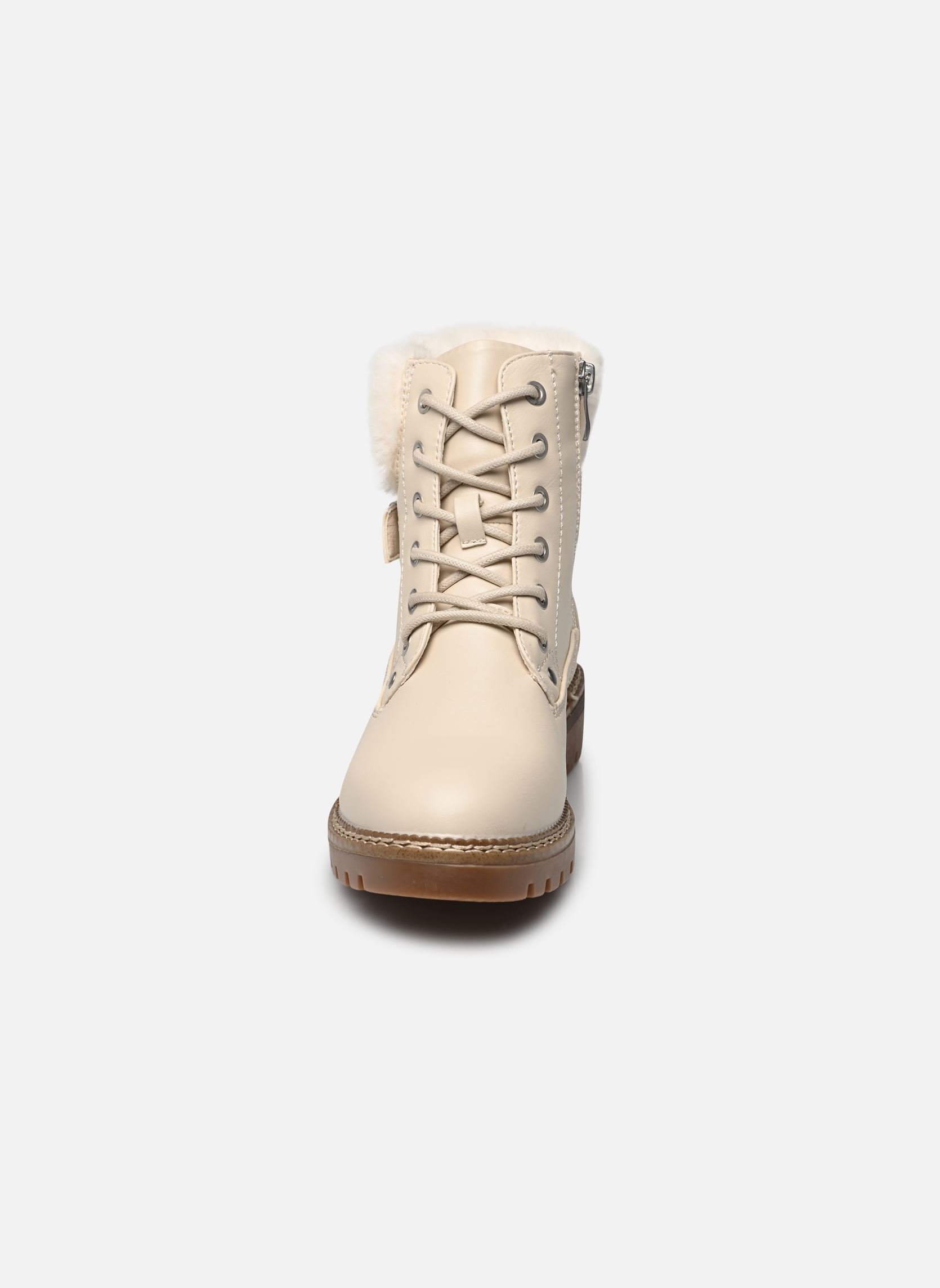 Bottines à lacets Adeline femme blanc Eram Bottines à lacets Adeline femme blanc Ecru