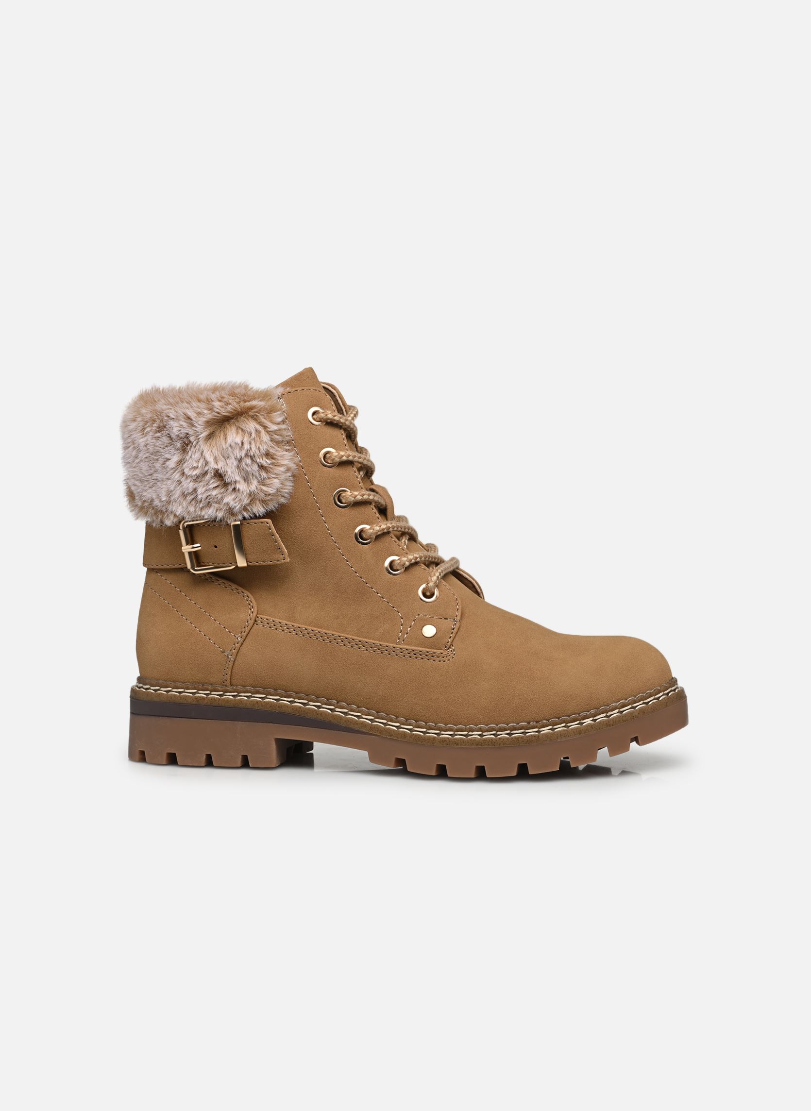 Geschnürte Stiefeletten Adeline damen braun Eram Geschnürte Stiefeletten Adeline damen braun marron