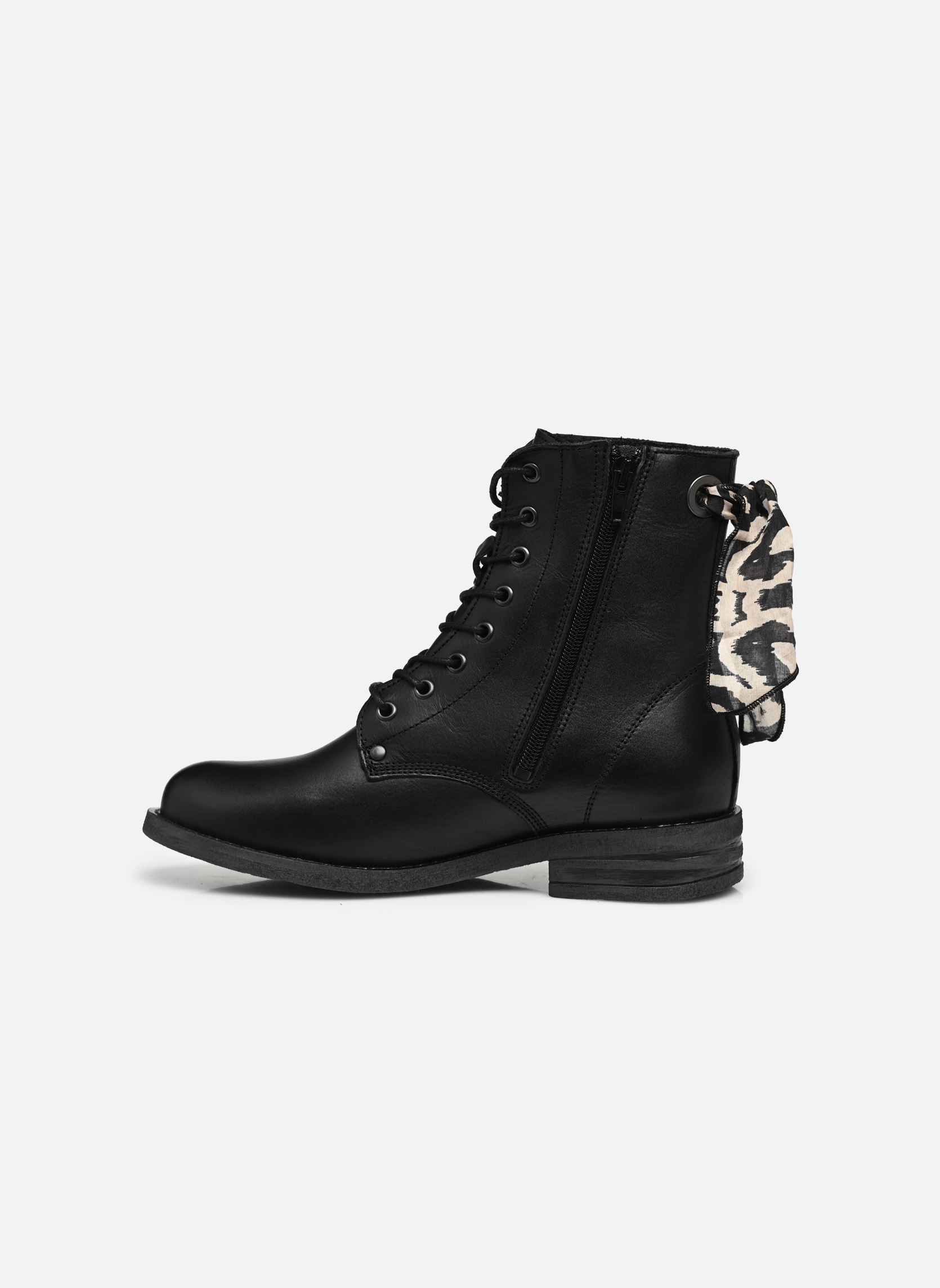 Botines con cordones Sierato mujer negro Eram Botines con cordones Sierato mujer negro Noir