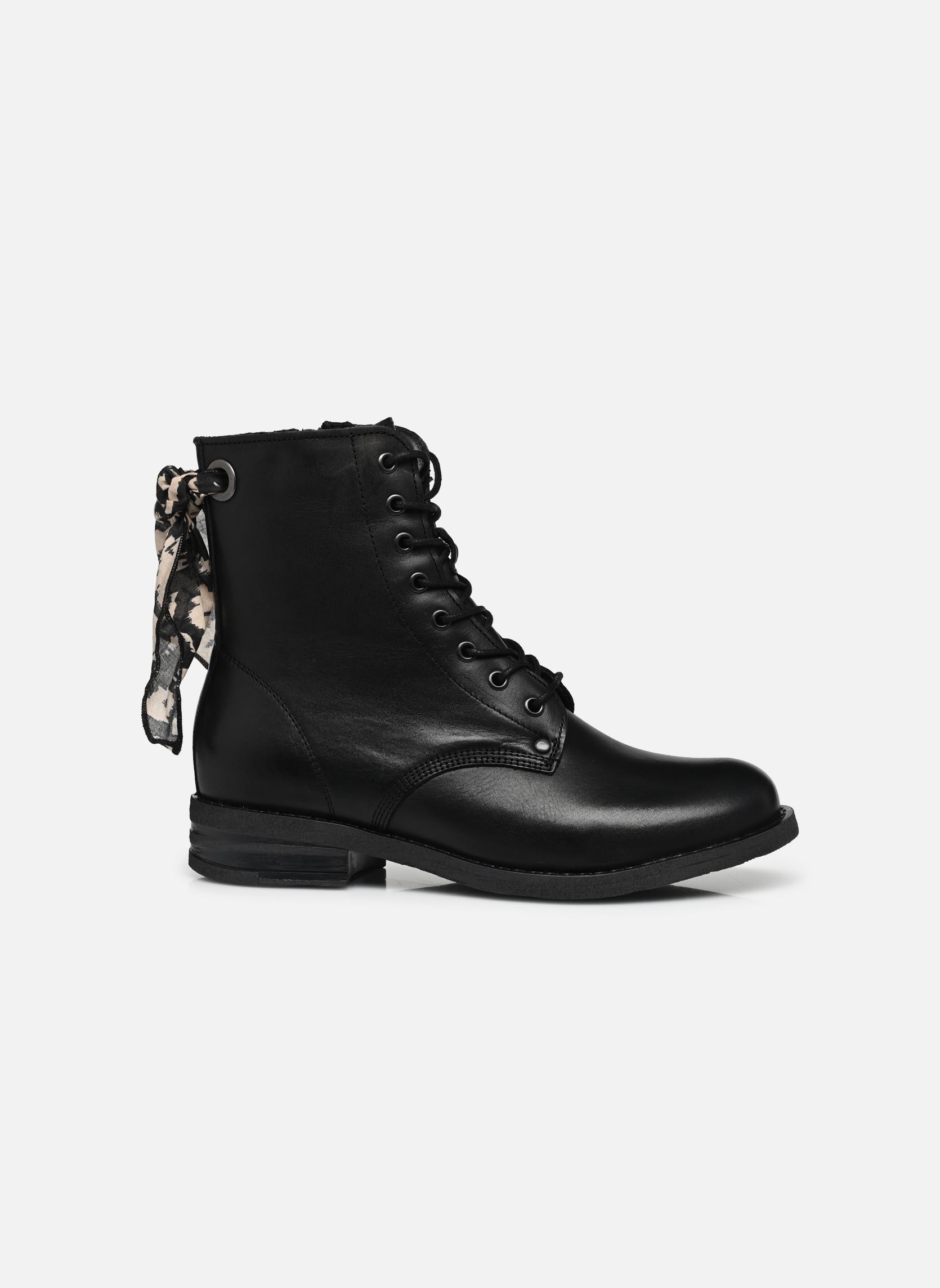 Botines con cordones Sierato mujer negro Eram Botines con cordones Sierato mujer negro Noir
